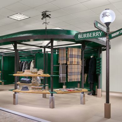 Burberry Installation at Neiman Marcus in Dallas