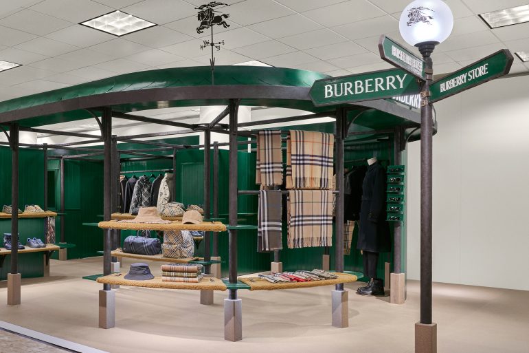 Burberry Installation at Neiman Marcus in Dallas