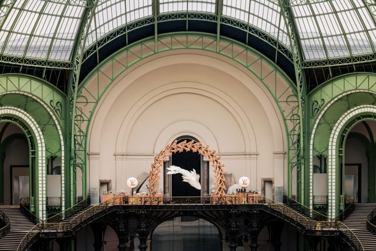 Louis Vuitton Celebrates Collaboration with Frank Gehry at Art Basel Paris