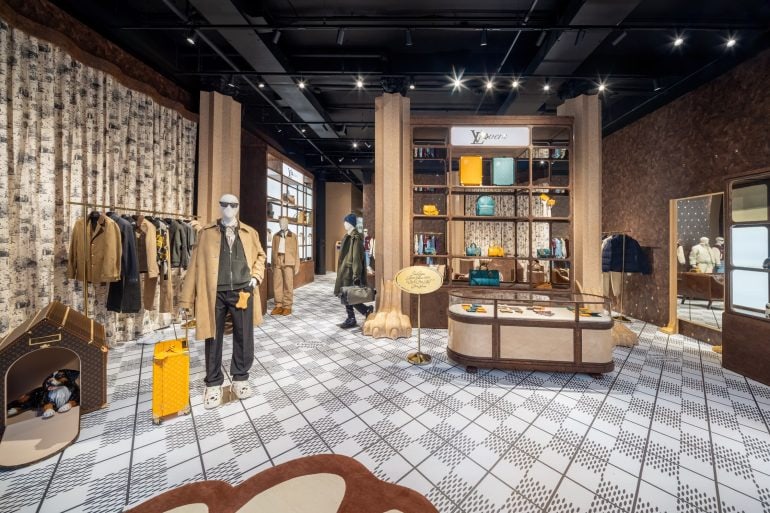 Louis Vuitton Men's Dog-Themed Pop-Up in Soho