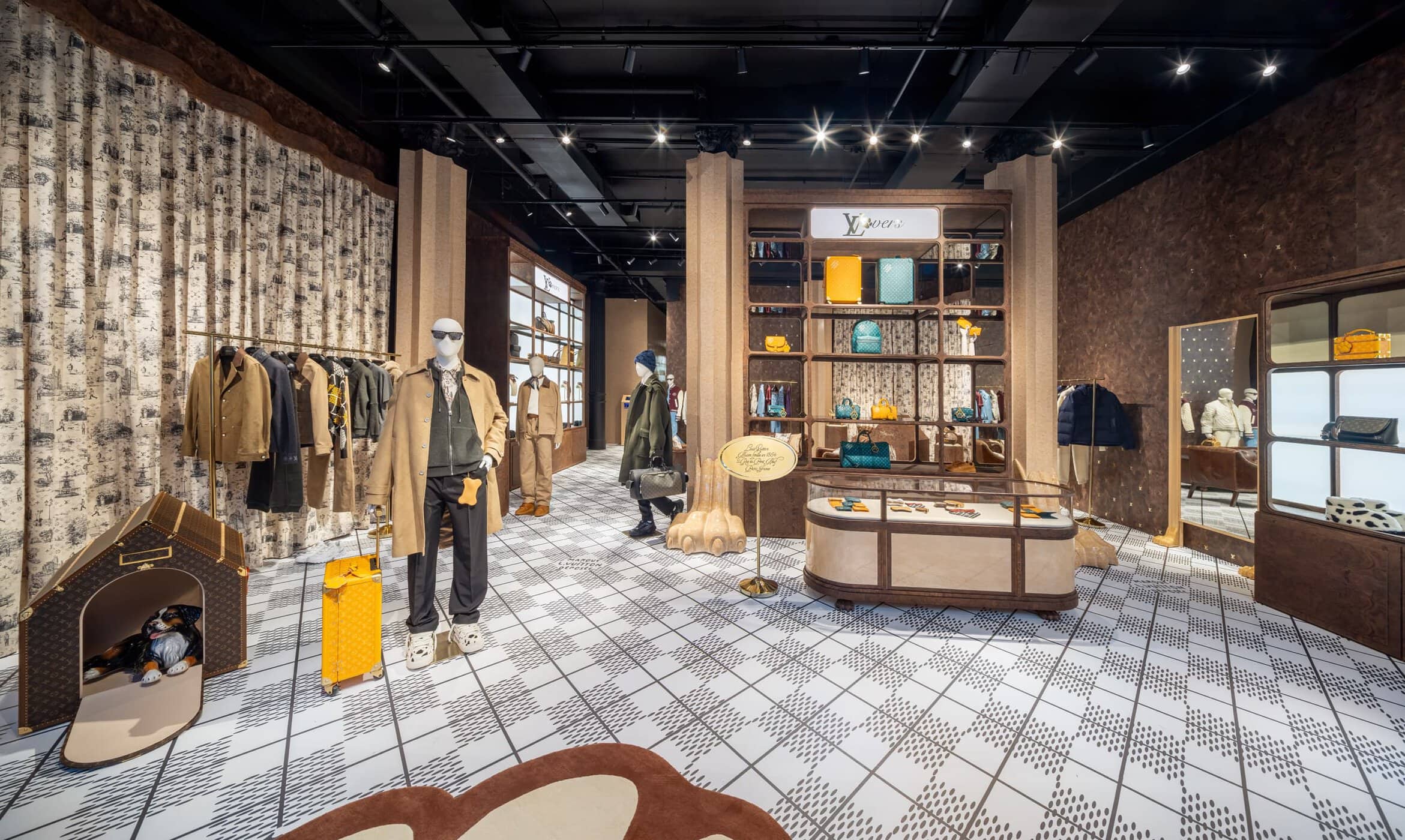 Louis Vuitton Men's Dog-Themed Pop-Up in Soho