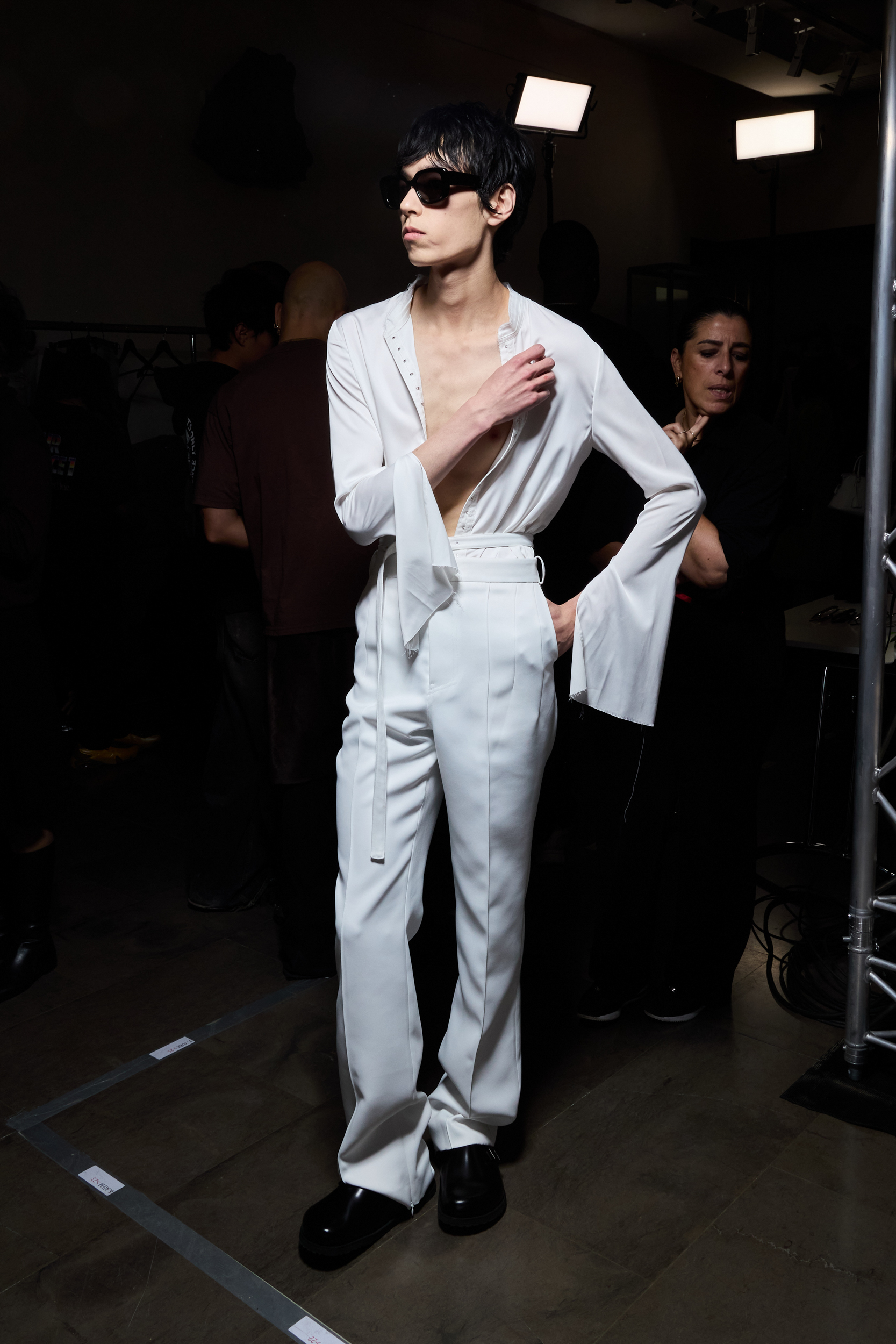 Peter Do Spring 2025 Fashion Show Backstage