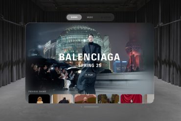 Balenciaga Meets Apple Vision Pro