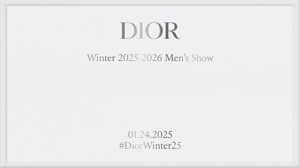 Watch Dior's Fall 2025 Men's Fashion Show Live