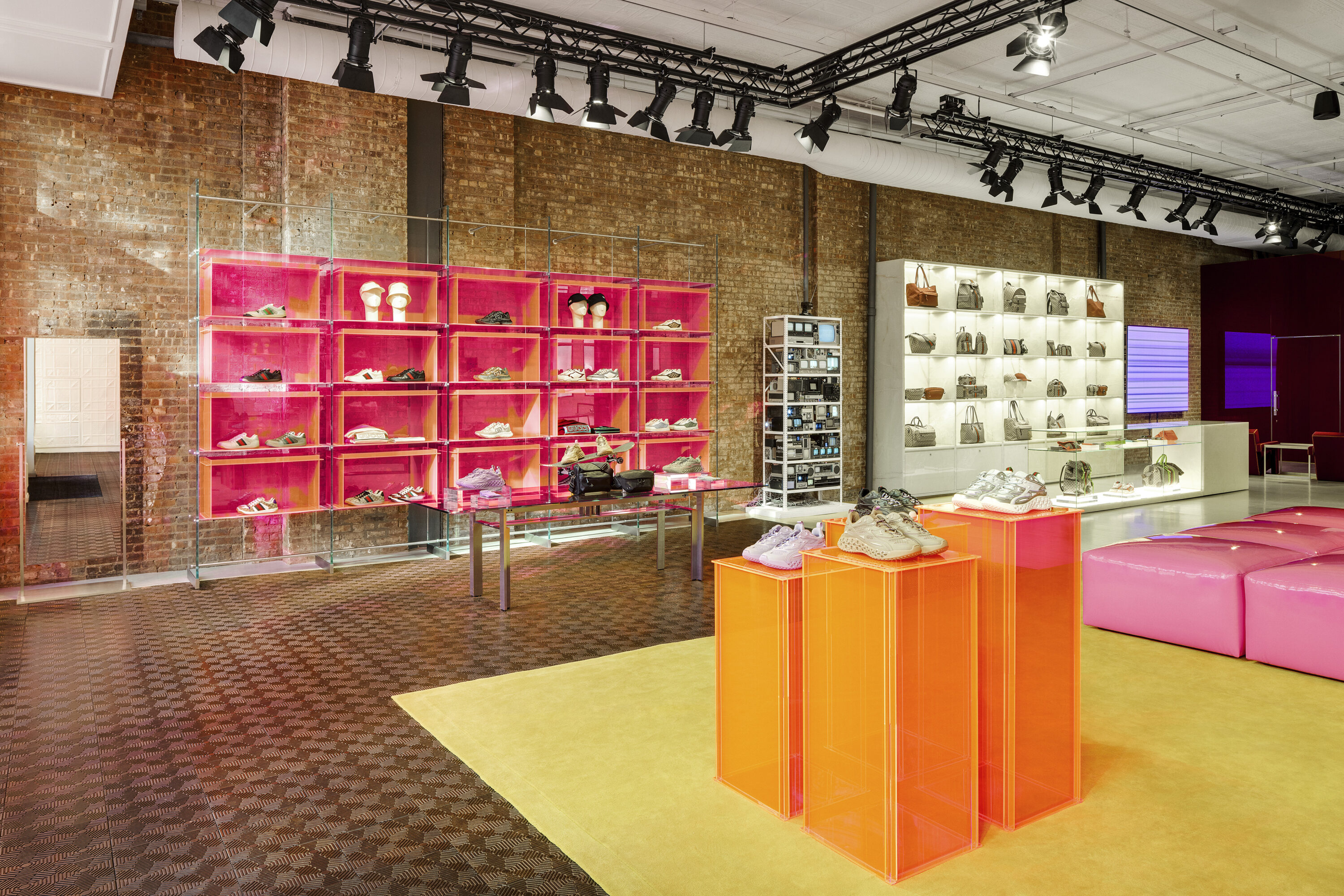 Gucci Opens Sneaker Pop-Up at Wooster Boutique in Soho, New York