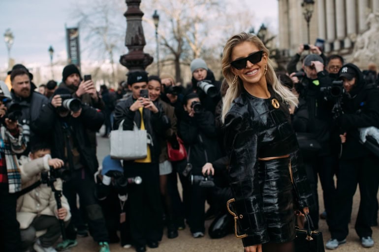 Paris Couture Street Style Spring 2025 Shows