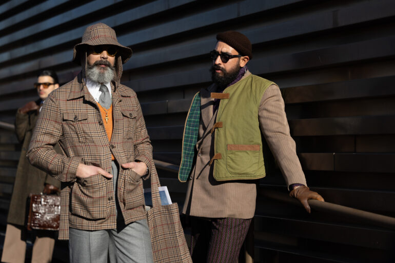 Pitti Uomo Men's Fashion Week Fall 2025 Street Style