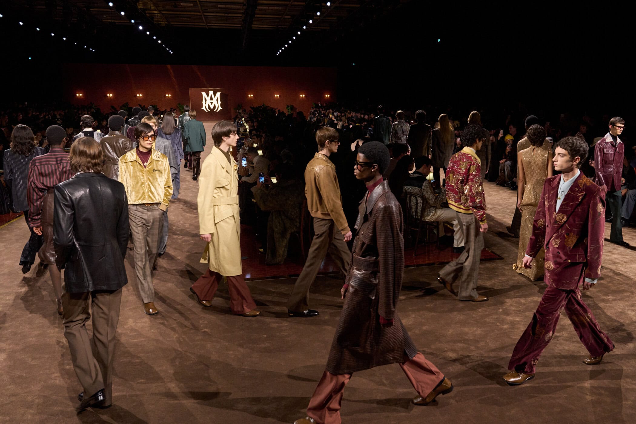 Amiri Fall 2025 Men’s Fashion Show Atmosphere