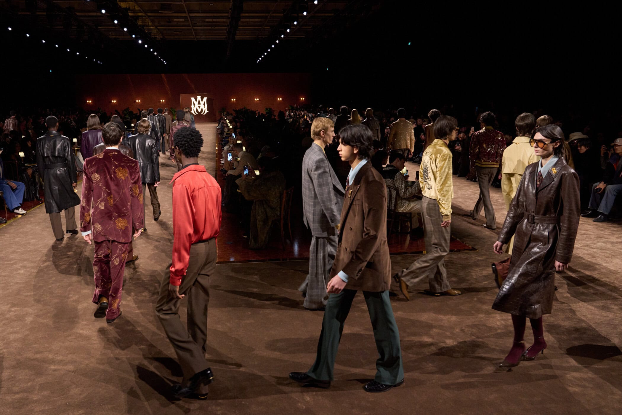 Amiri Fall 2025 Men’s Fashion Show Atmosphere