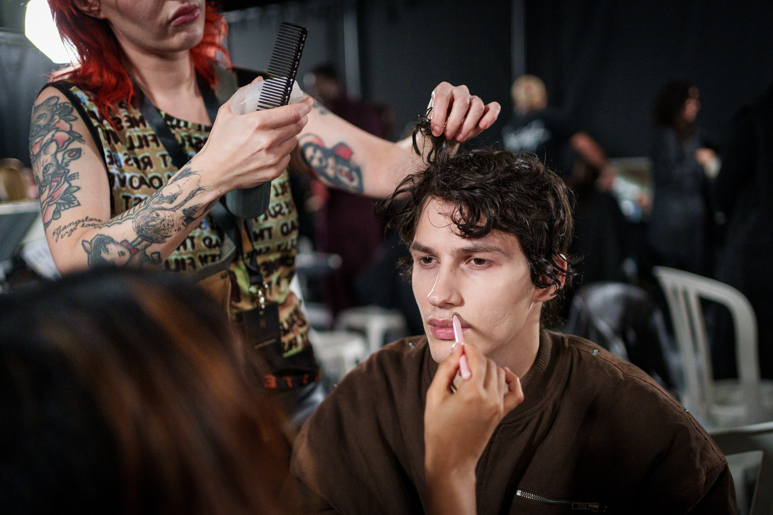 Amiri Fall 2025 Men’s Fashion Show Backstage