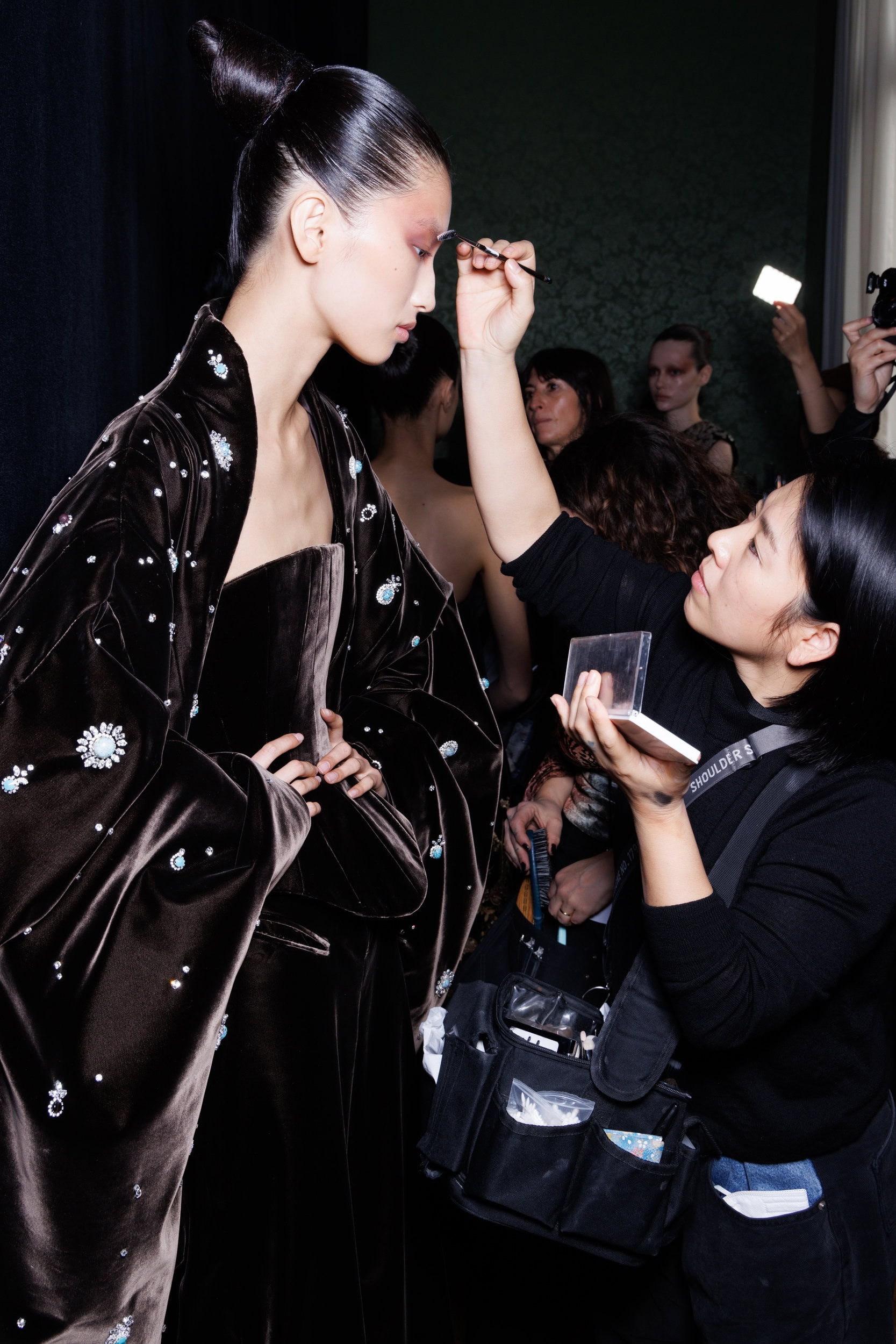 Ashi Studio Spring 2025 Couture Fashion Show Backstage