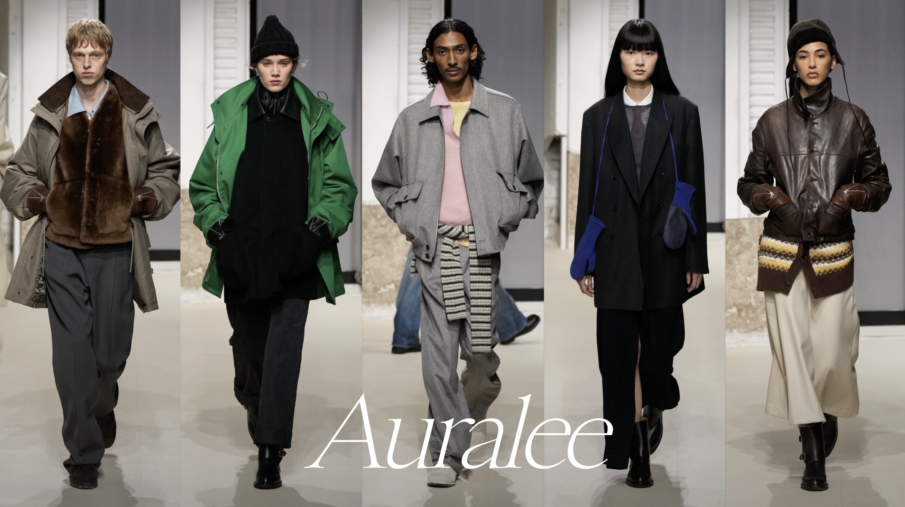 Auralee Fall Men’s 2025 Men’s Fashion Show