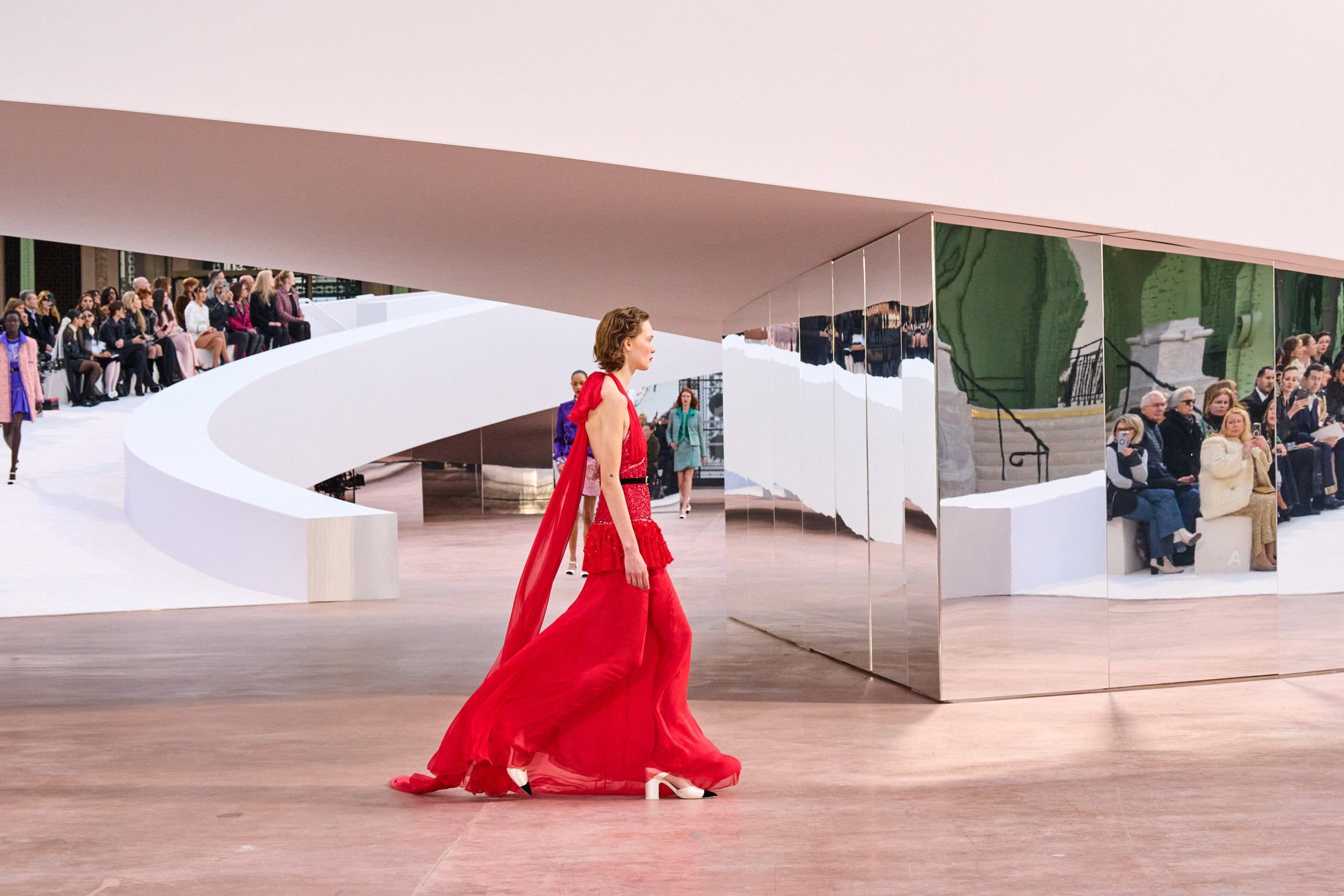 Chanel Spring 2025 Couture Fashion Show Atmosphere