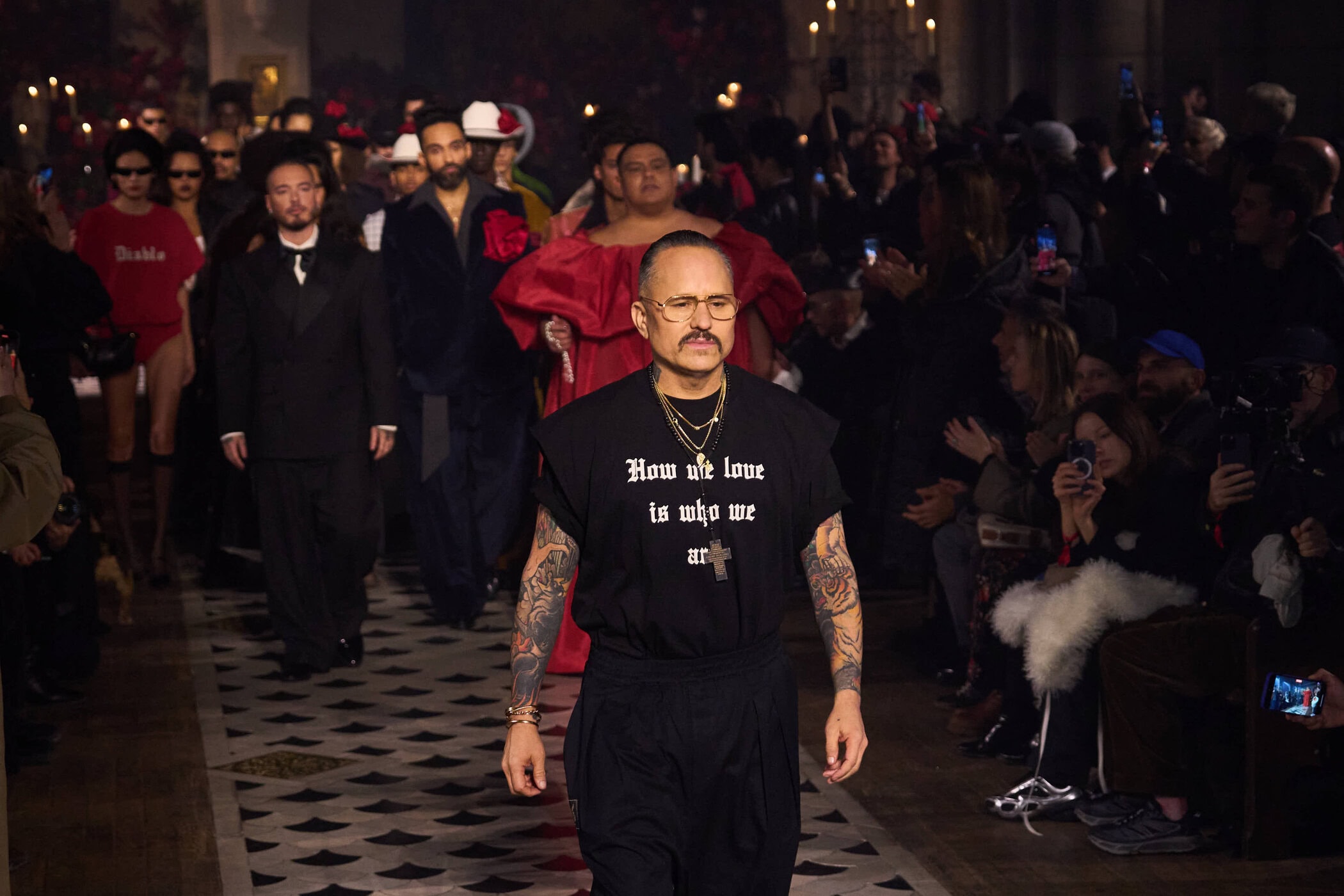 Willy Chavarria Fall 2025 Men’s Fashion Show Atmosphere