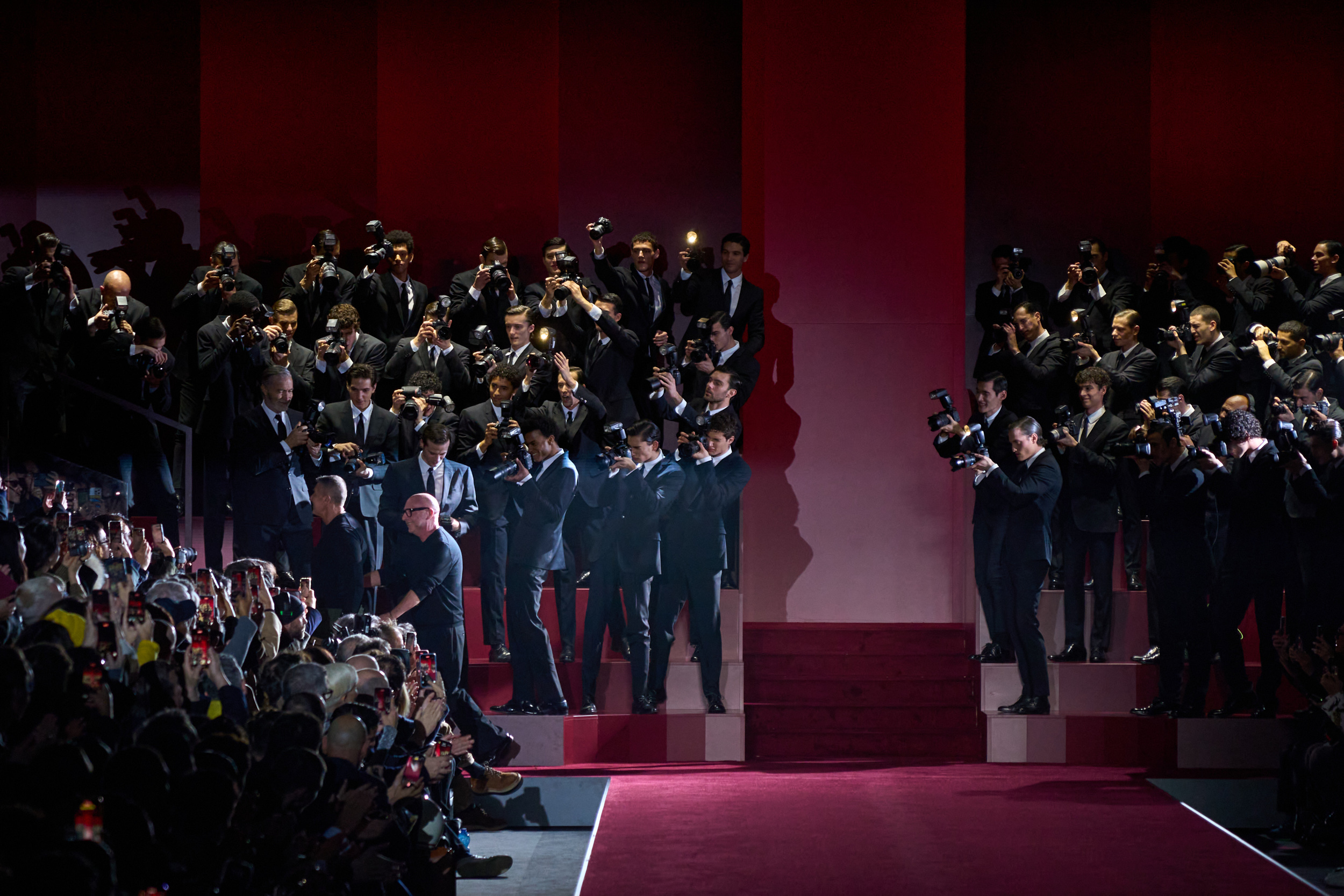 Dolce & Gabbana Fall 2025 Men’s Fashion Show Atmosphere