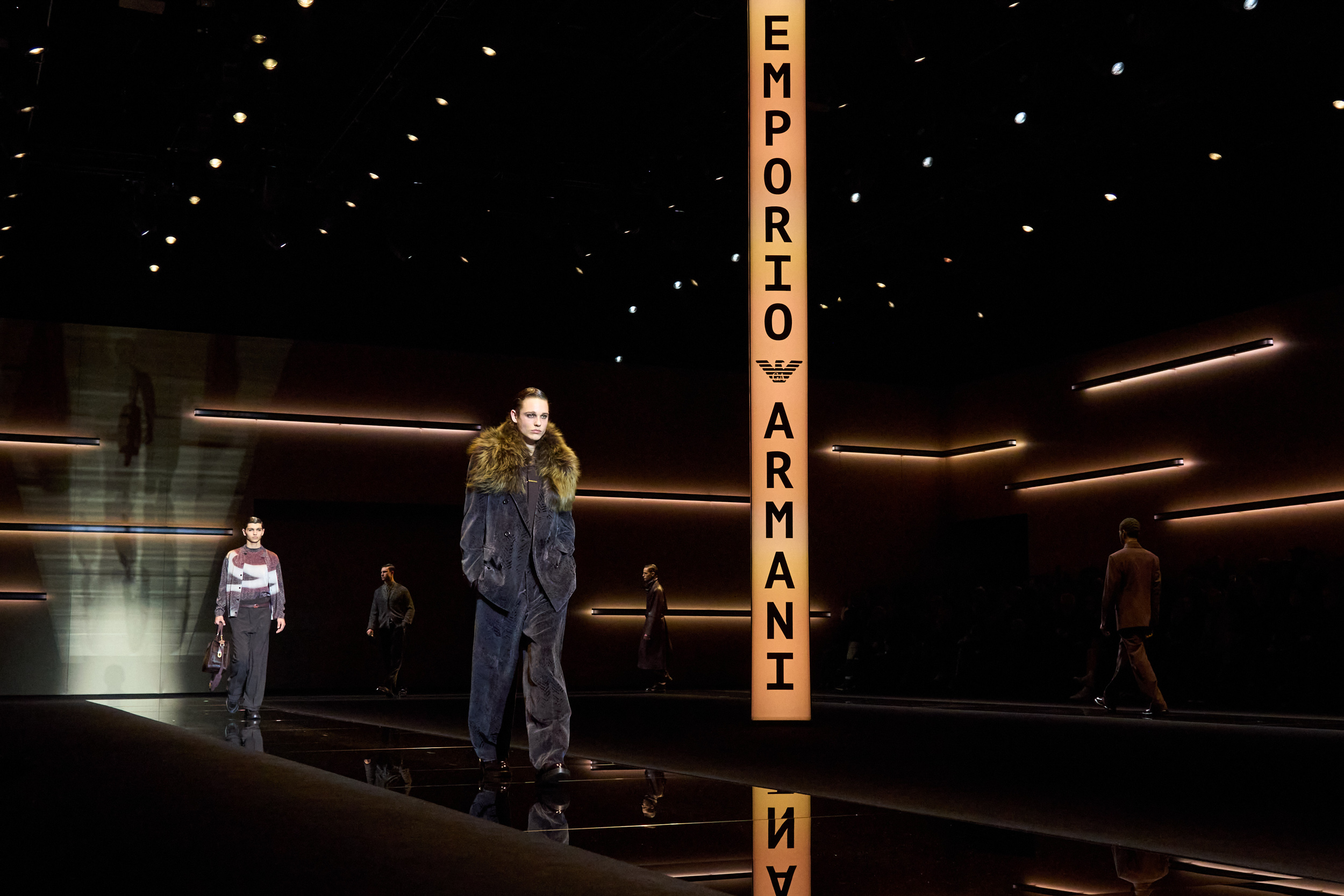 Emporio Armani Fall 2025 Men’s Fashion Show Atmosphere