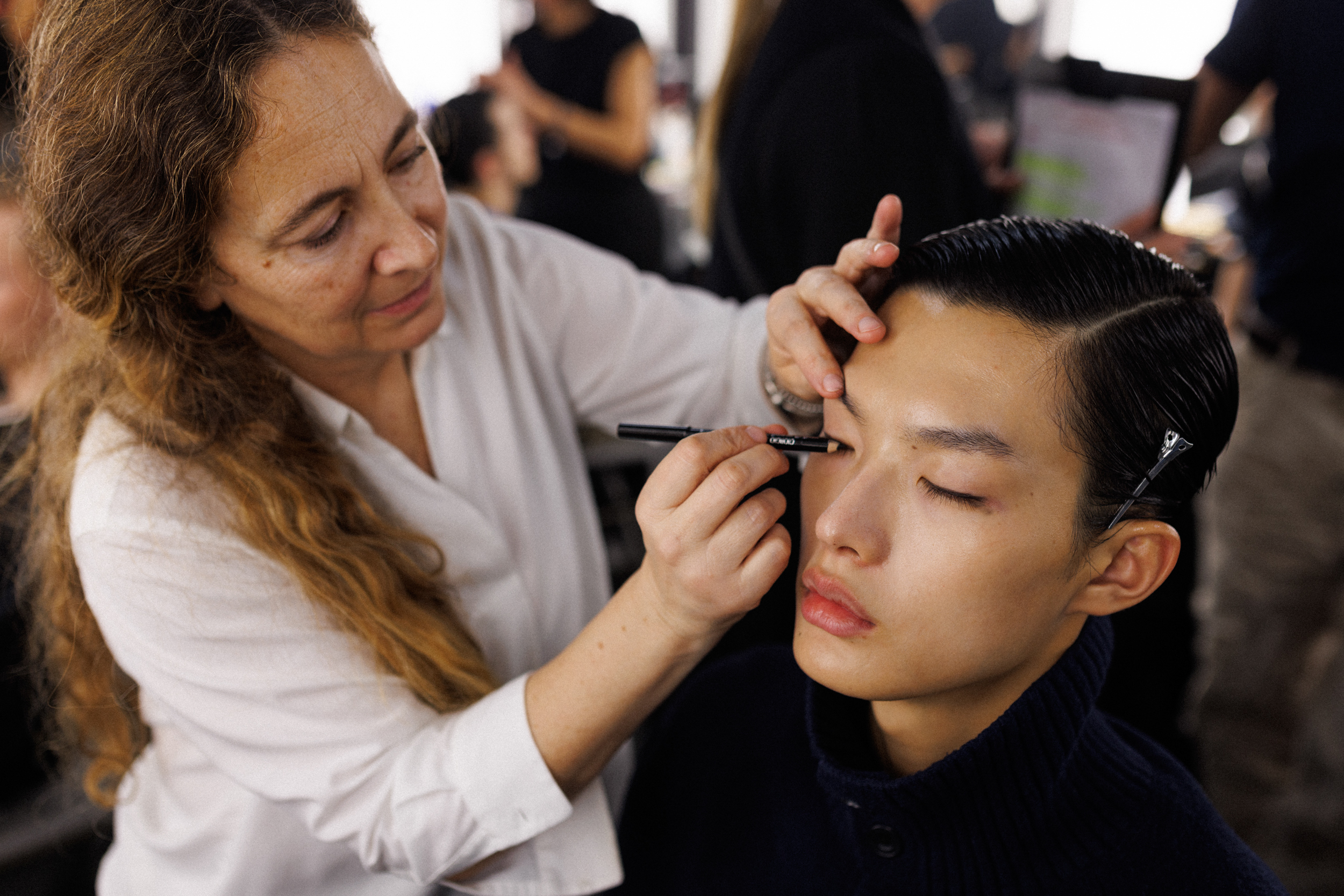 Emporio Armani Fall 2025 Men’s Fashion Show Backstage