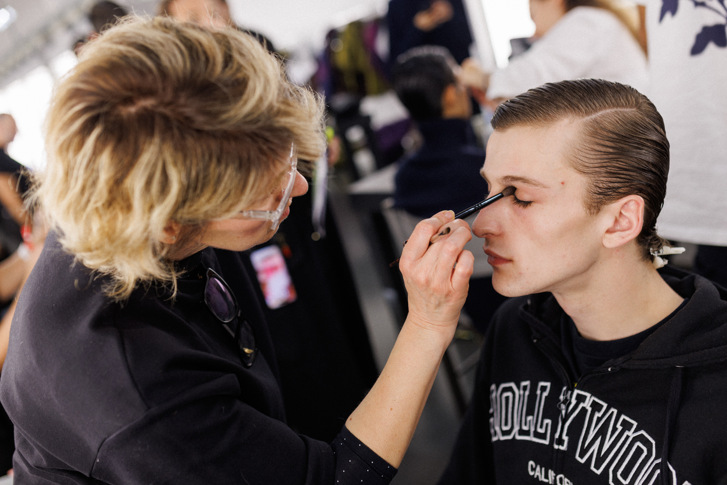 Emporio Armani Fall 2025 Men’s Fashion Show Backstage