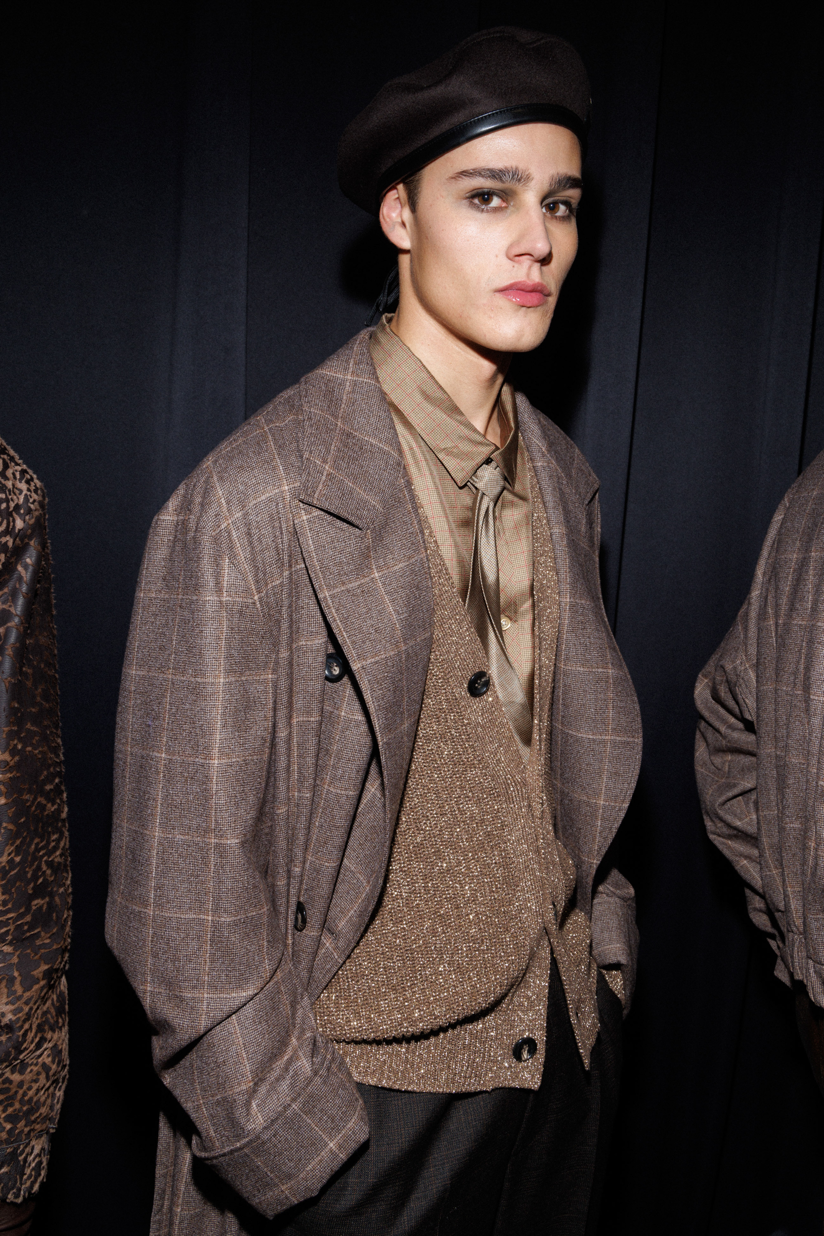 Emporio Armani Fall 2025 Men’s Fashion Show Backstage