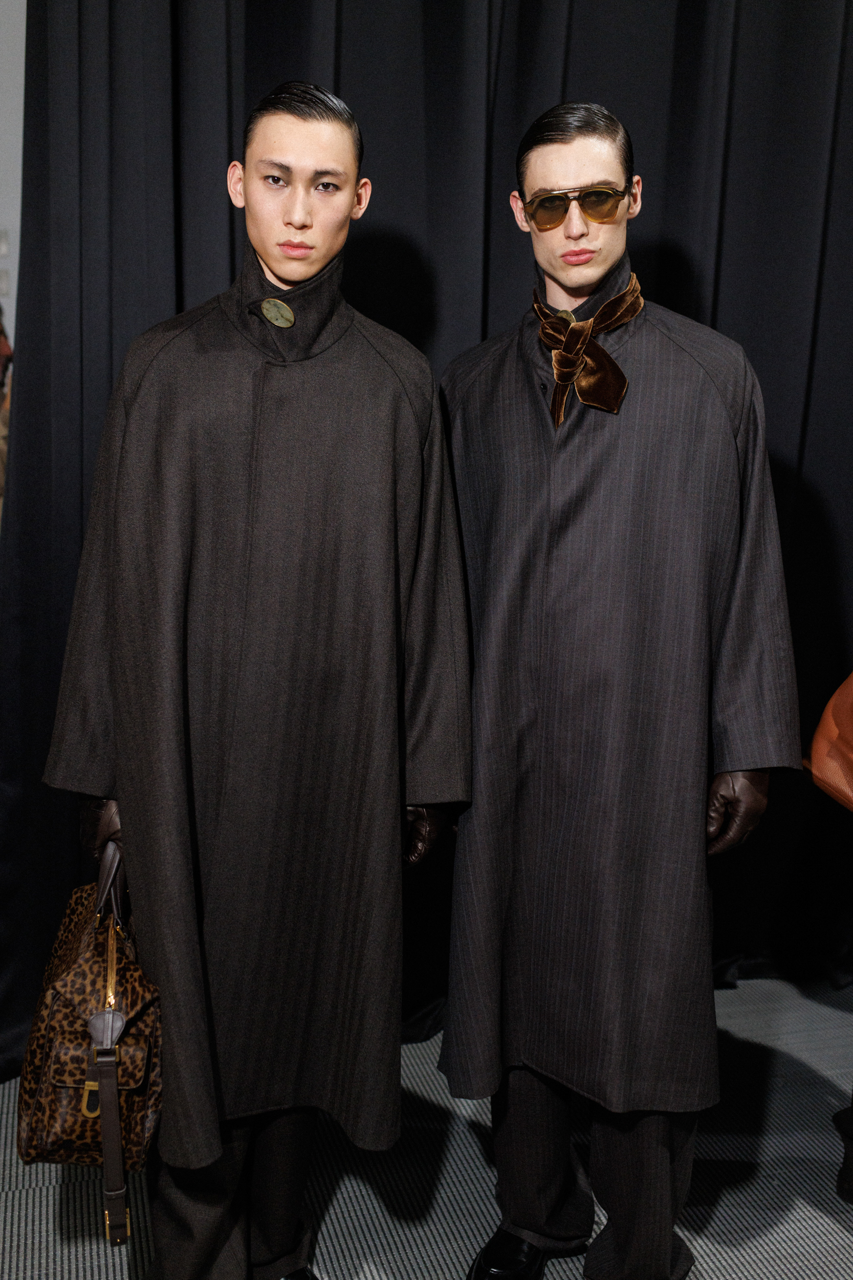 Emporio Armani Fall 2025 Men’s Fashion Show Backstage