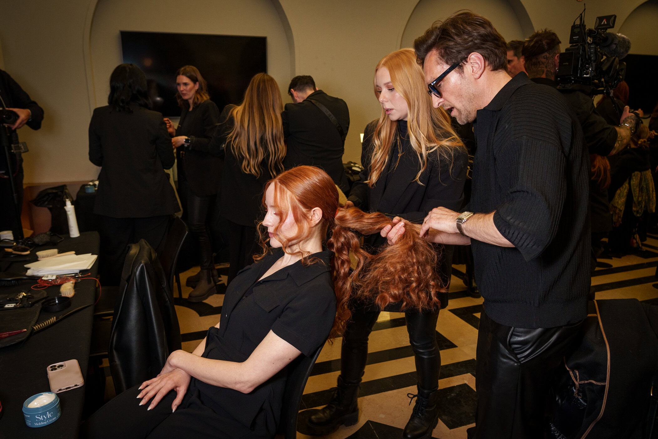 Lena Erziak Spring 2025 Couture Fashion Show Backstage