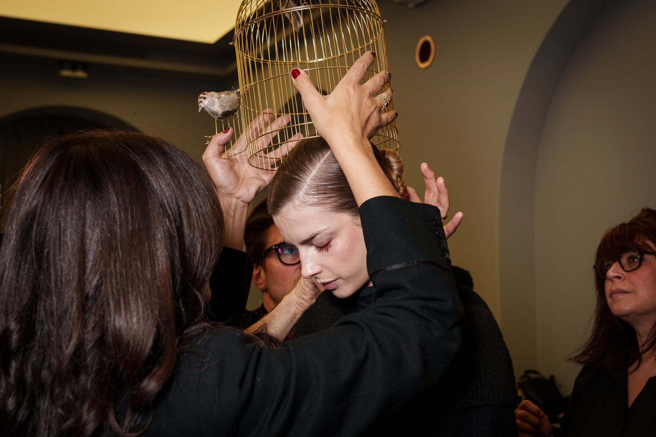 Lena Erziak Spring 2025 Couture Fashion Show Backstage