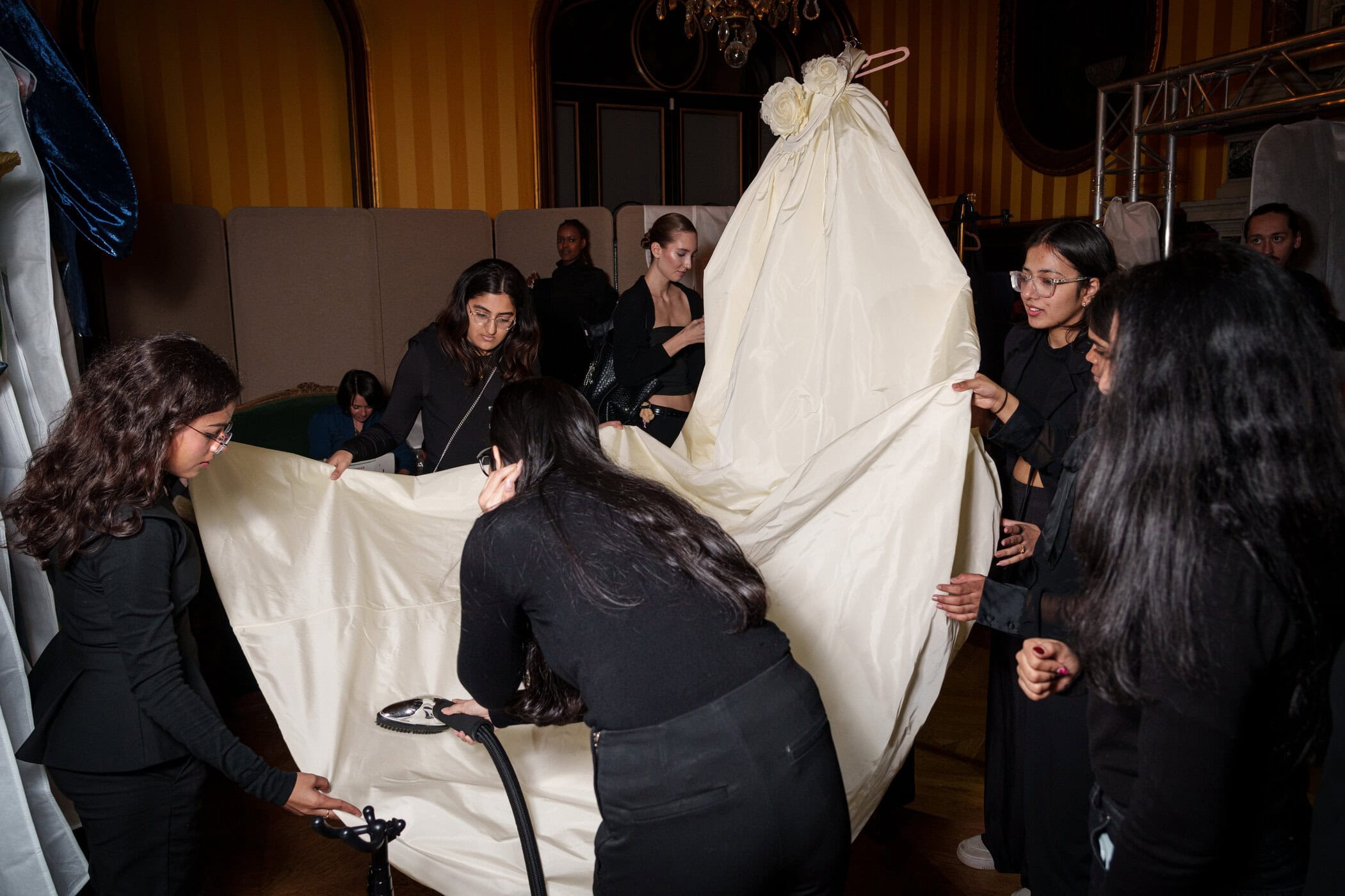 Lena Erziak Spring 2025 Couture Fashion Show Backstage