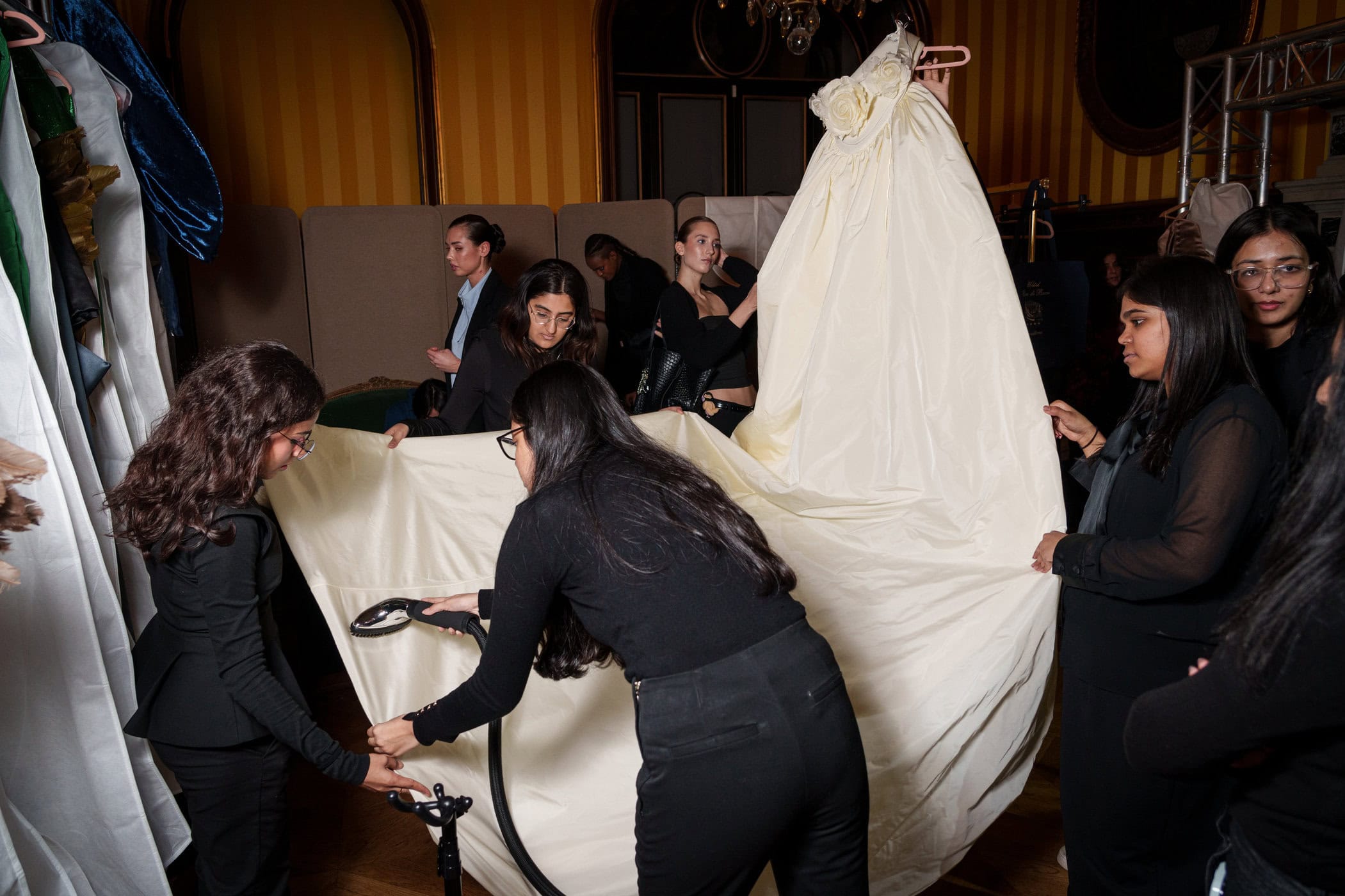 Lena Erziak Spring 2025 Couture Fashion Show Backstage