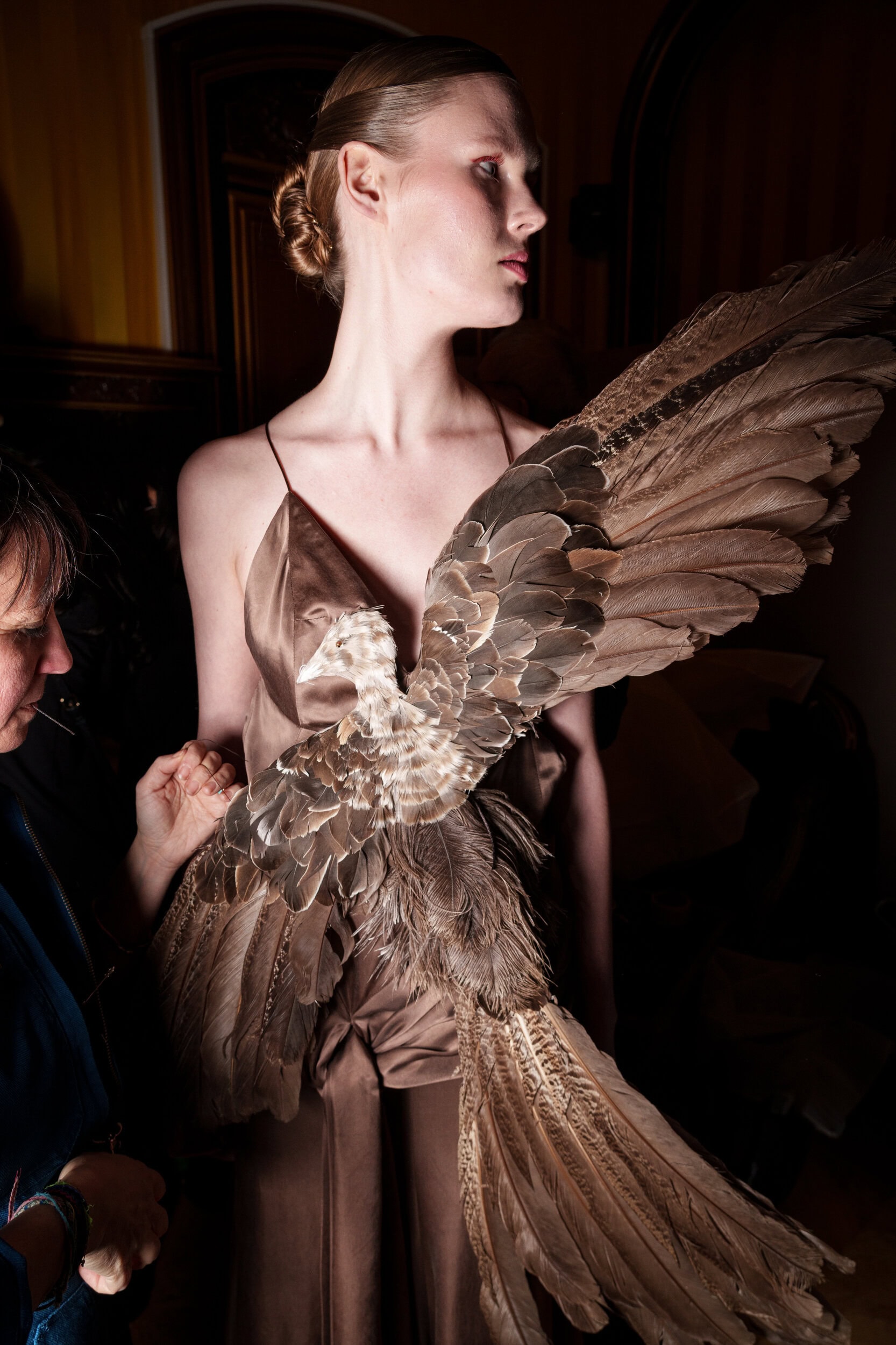 Lena Erziak Spring 2025 Couture Fashion Show Backstage