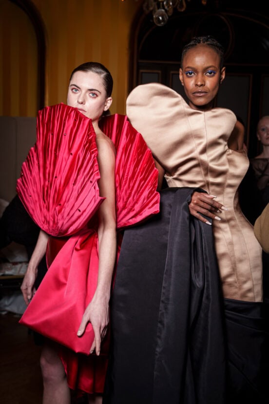 Lena Erziak Spring 2025 Couture Fashion Show Backstage