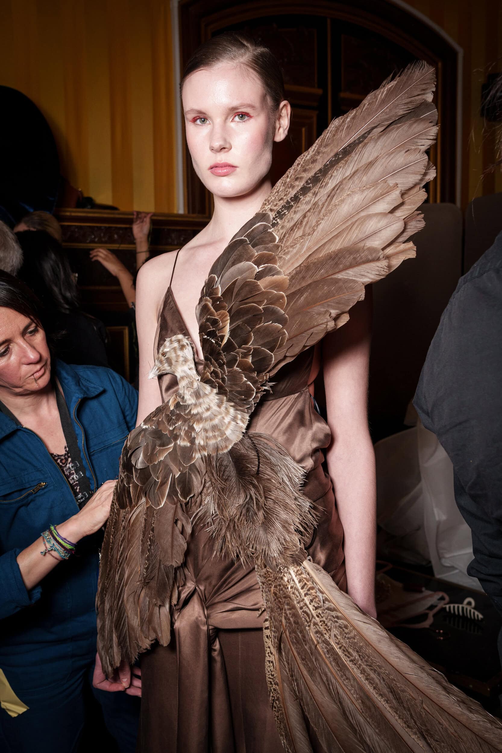 Lena Erziak Spring 2025 Couture Fashion Show Backstage