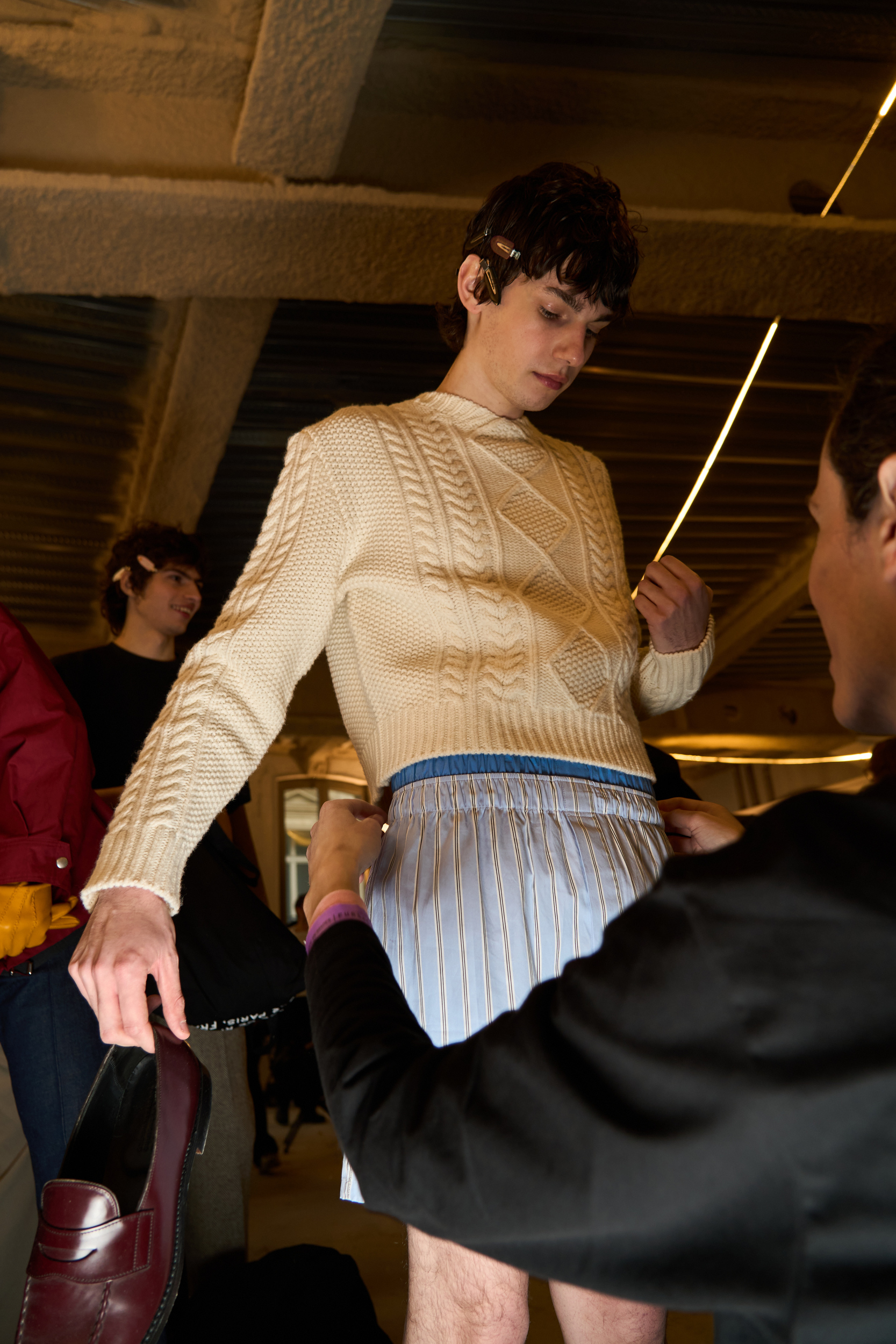 Fursac Fall 2025 Men’s Fashion Show Backstage