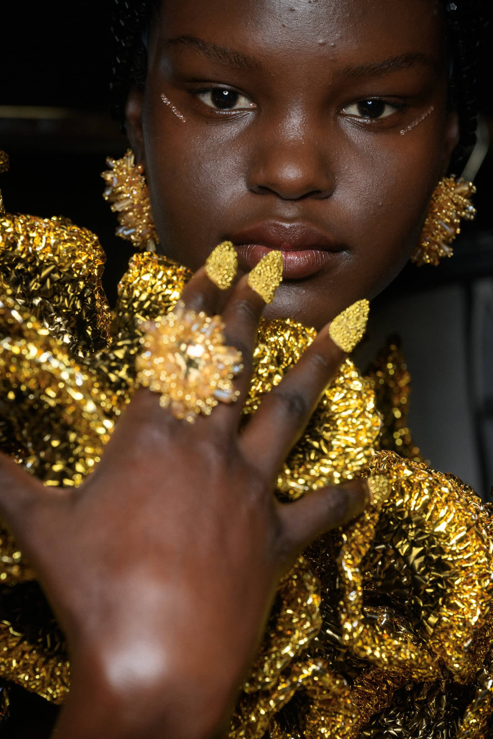 Germanier Spring 2025 Couture Fashion Show Backstage