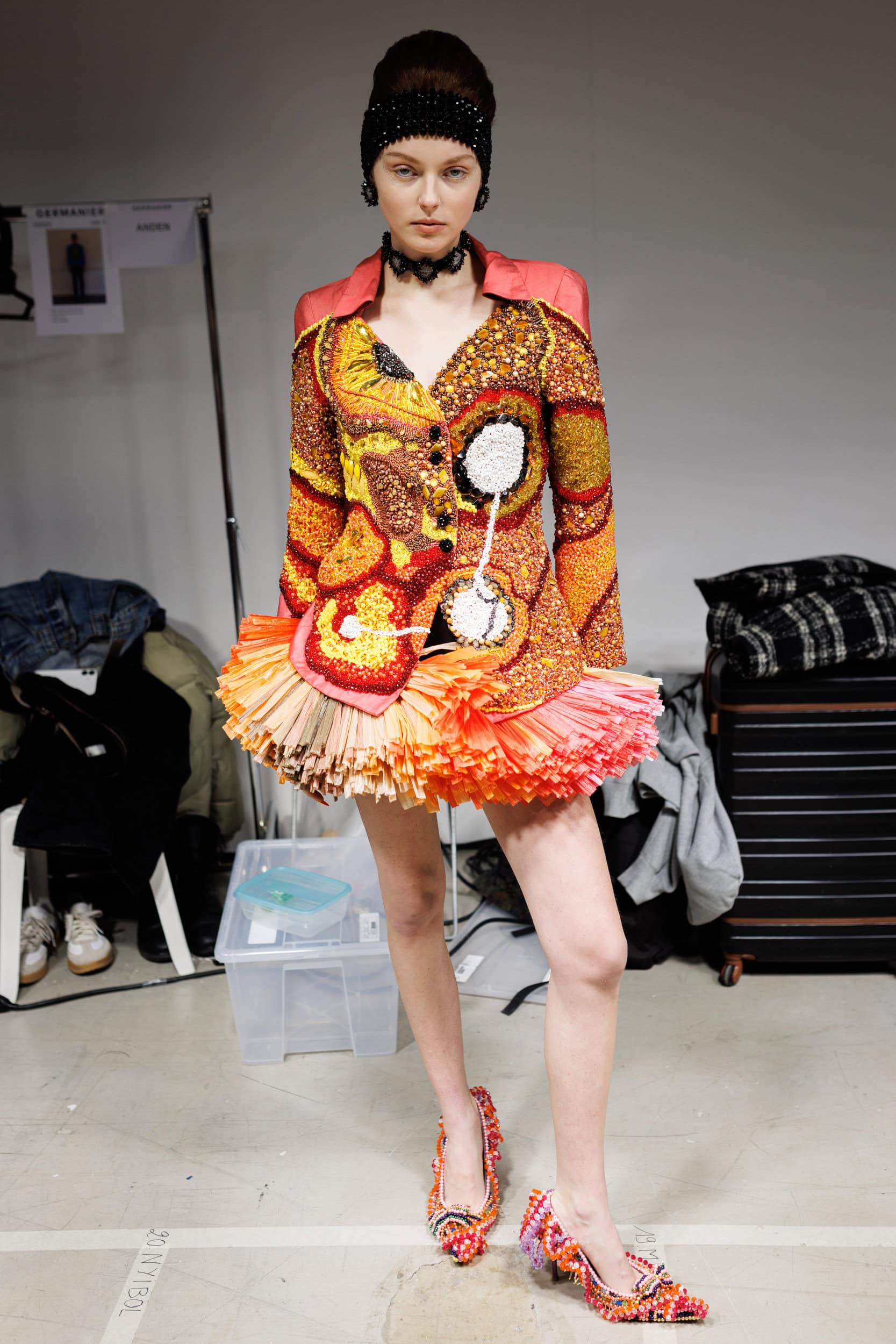 Germanier Spring 2025 Couture Fashion Show Backstage