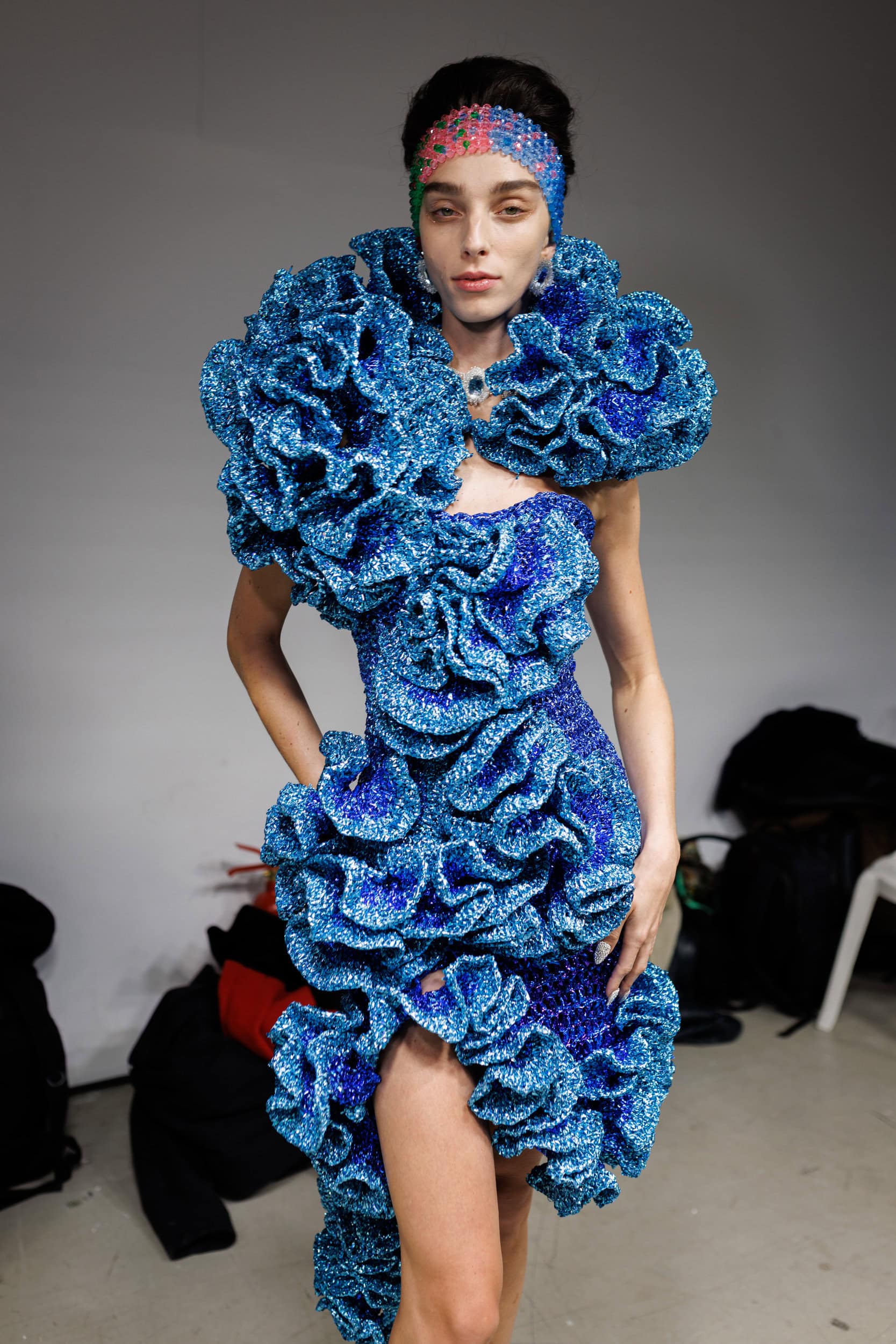 Germanier Spring 2025 Couture Fashion Show Backstage