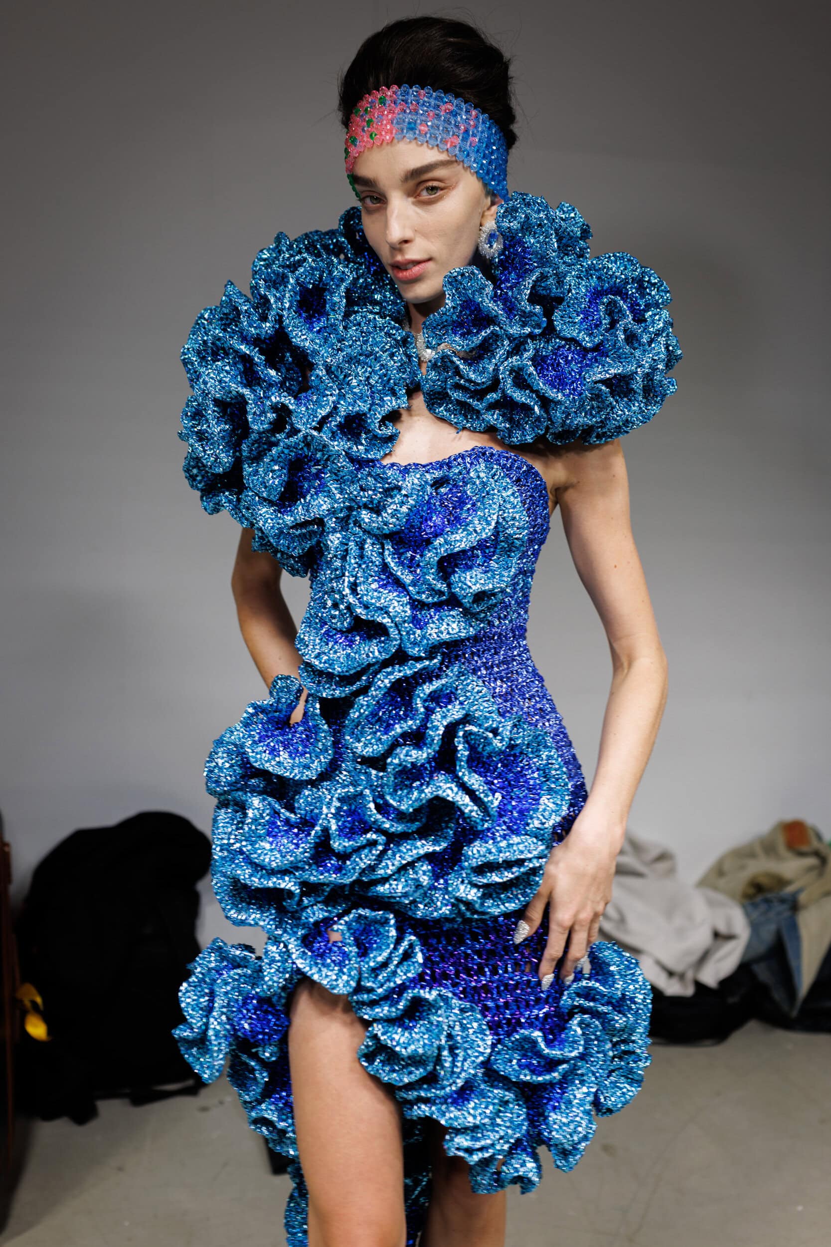 Germanier Spring 2025 Couture Fashion Show Backstage