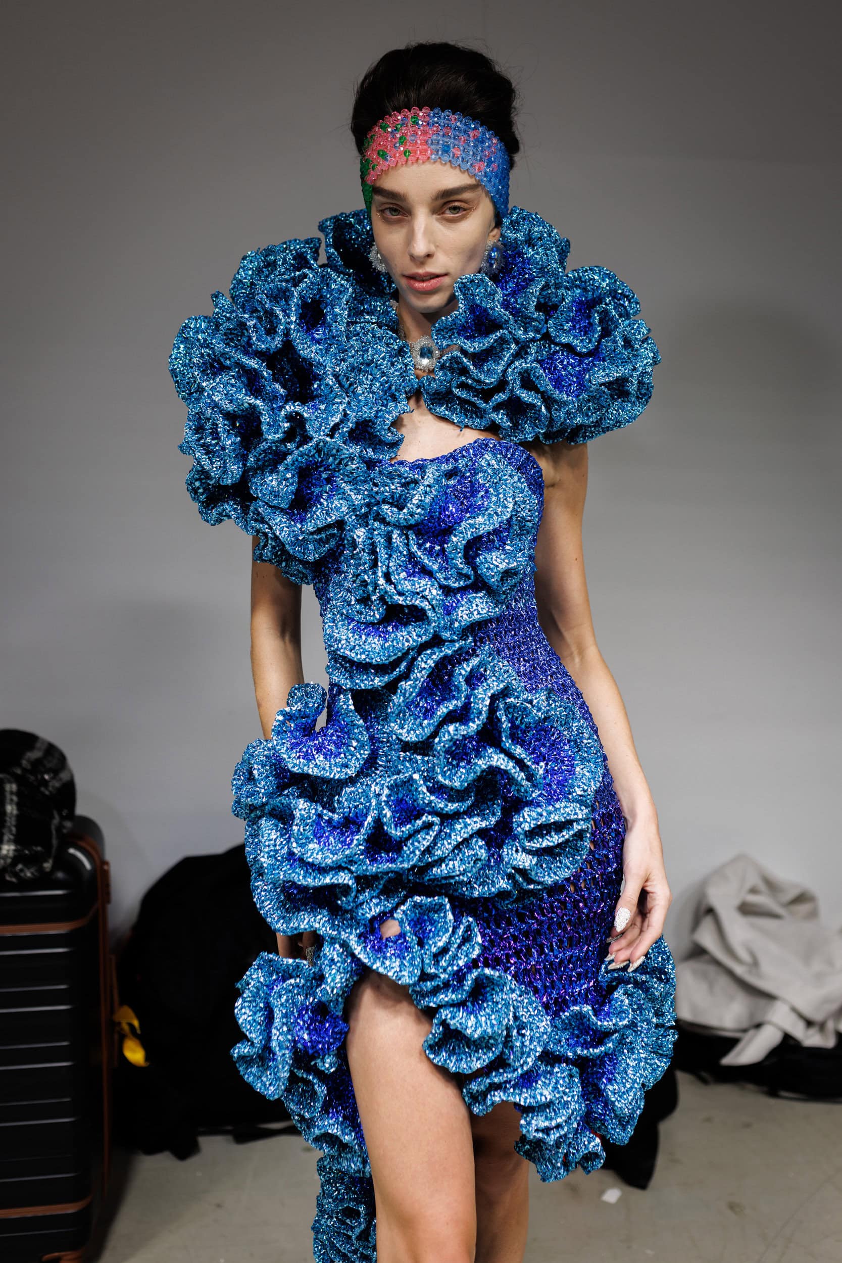 Germanier Spring 2025 Couture Fashion Show Backstage