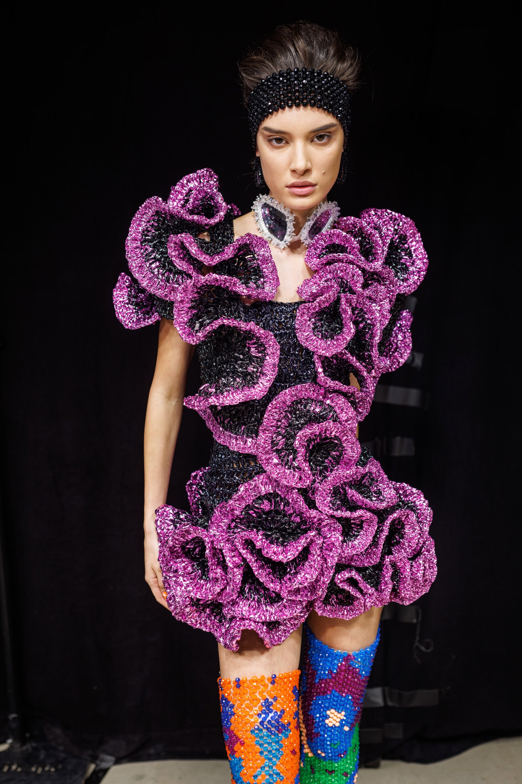 Germanier Spring 2025 Couture Fashion Show Backstage