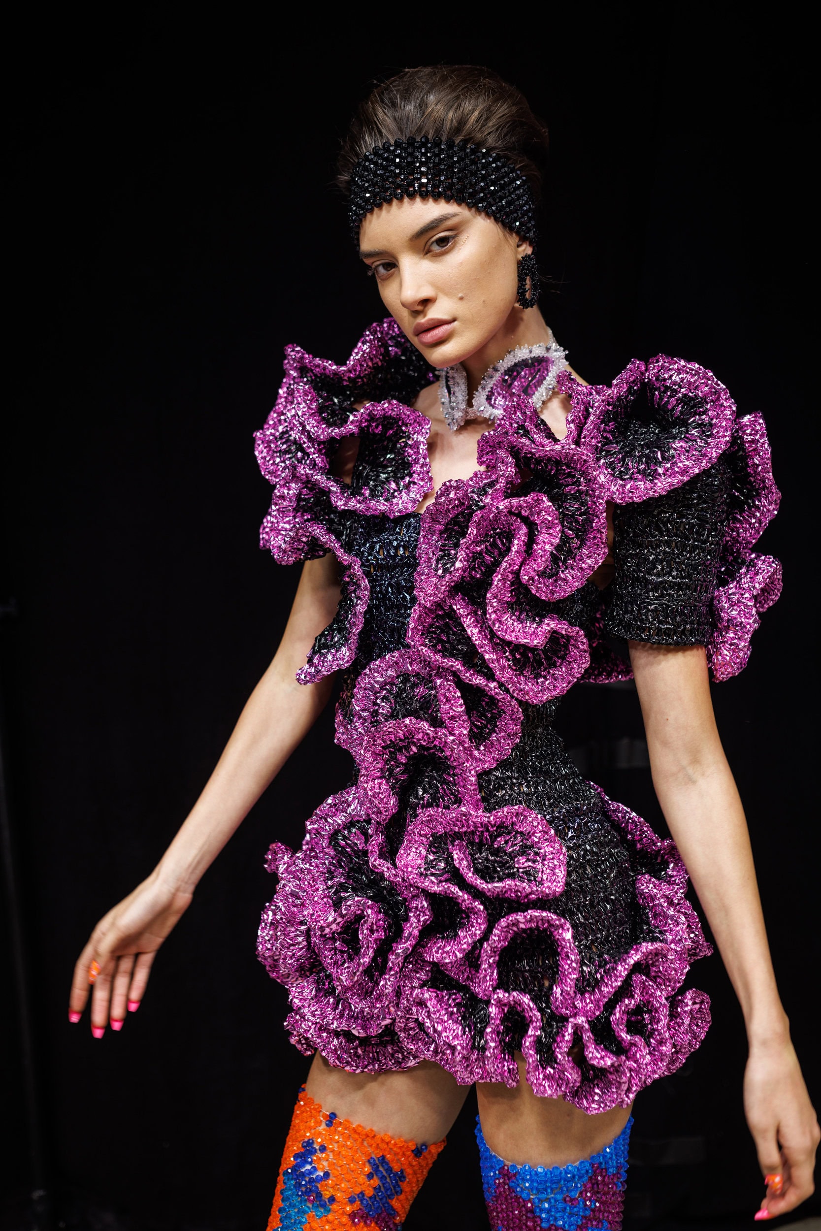 Germanier Spring 2025 Couture Fashion Show Backstage