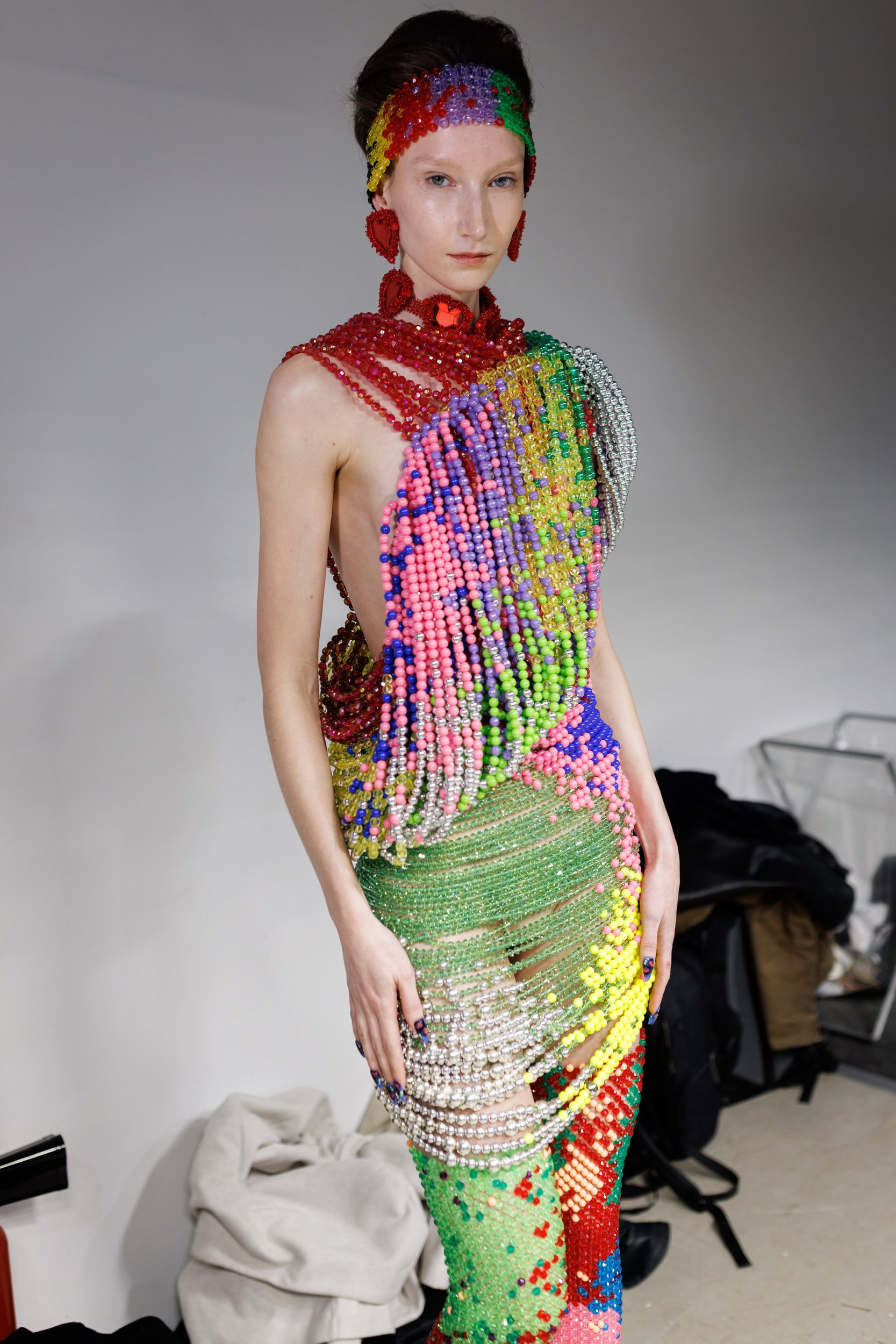 Germanier Spring 2025 Couture Fashion Show Backstage