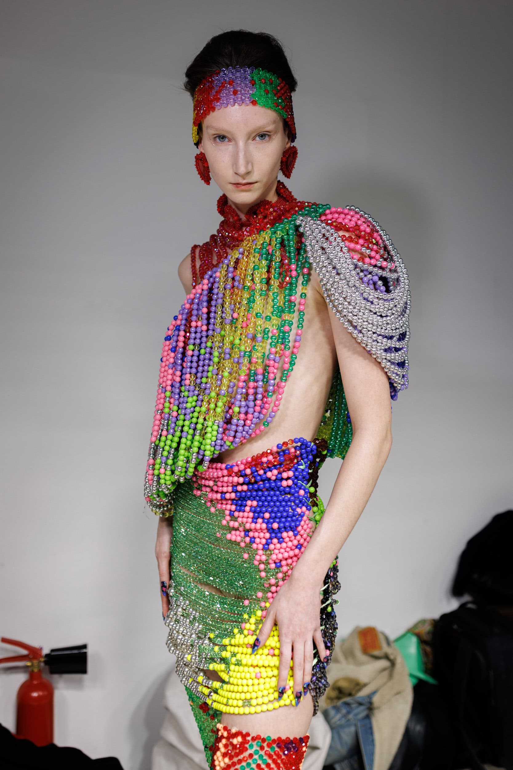 Germanier Spring 2025 Couture Fashion Show Backstage