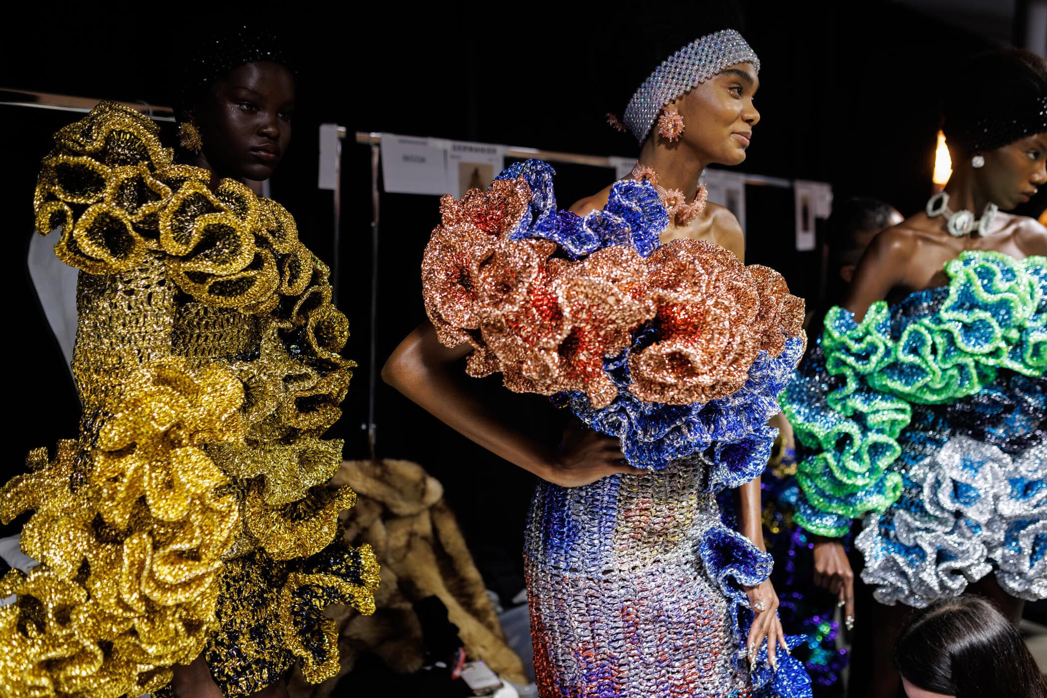 Germanier Spring 2025 Couture Fashion Show Backstage