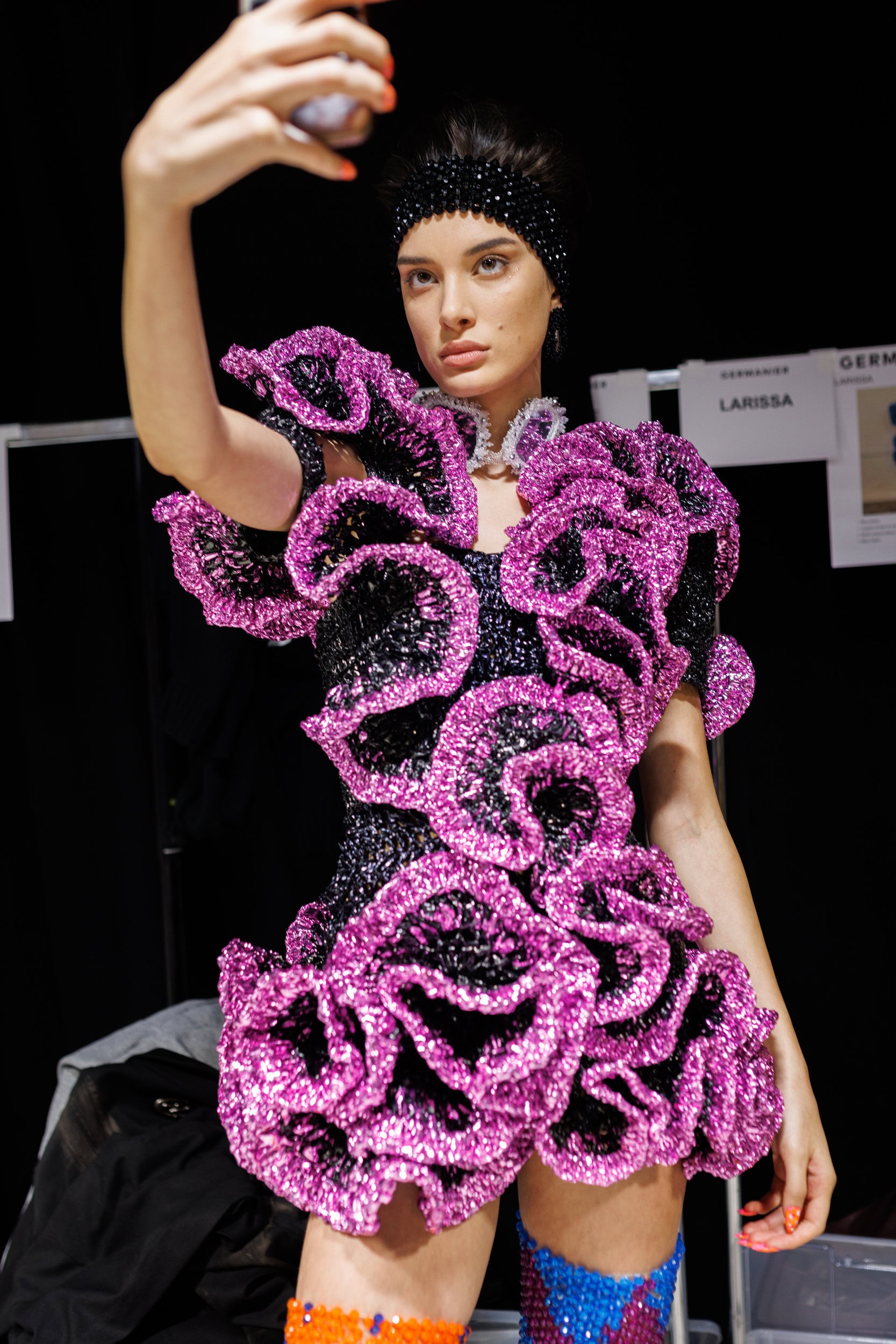 Germanier Spring 2025 Couture Fashion Show Backstage