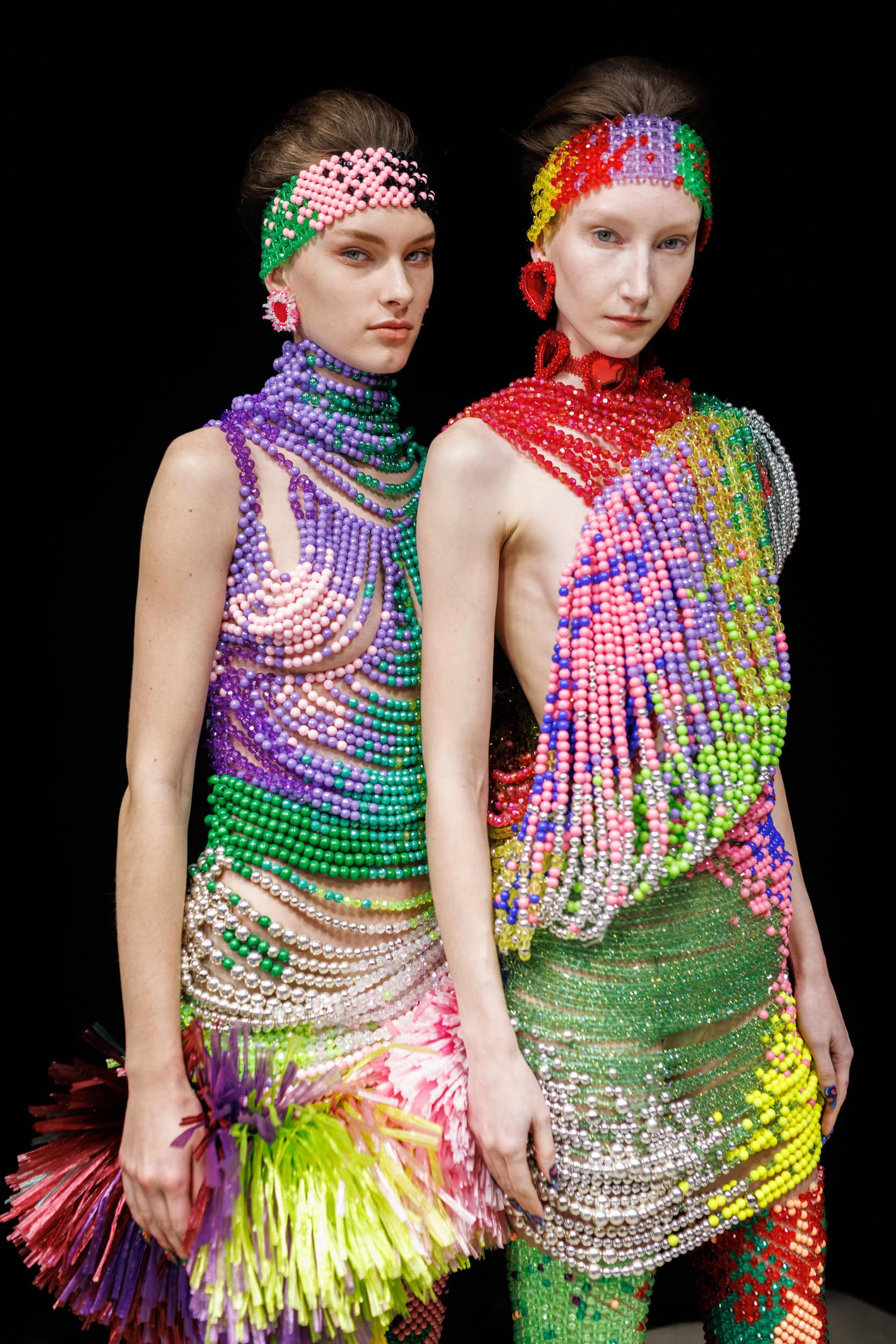 Germanier Spring 2025 Couture Fashion Show Backstage