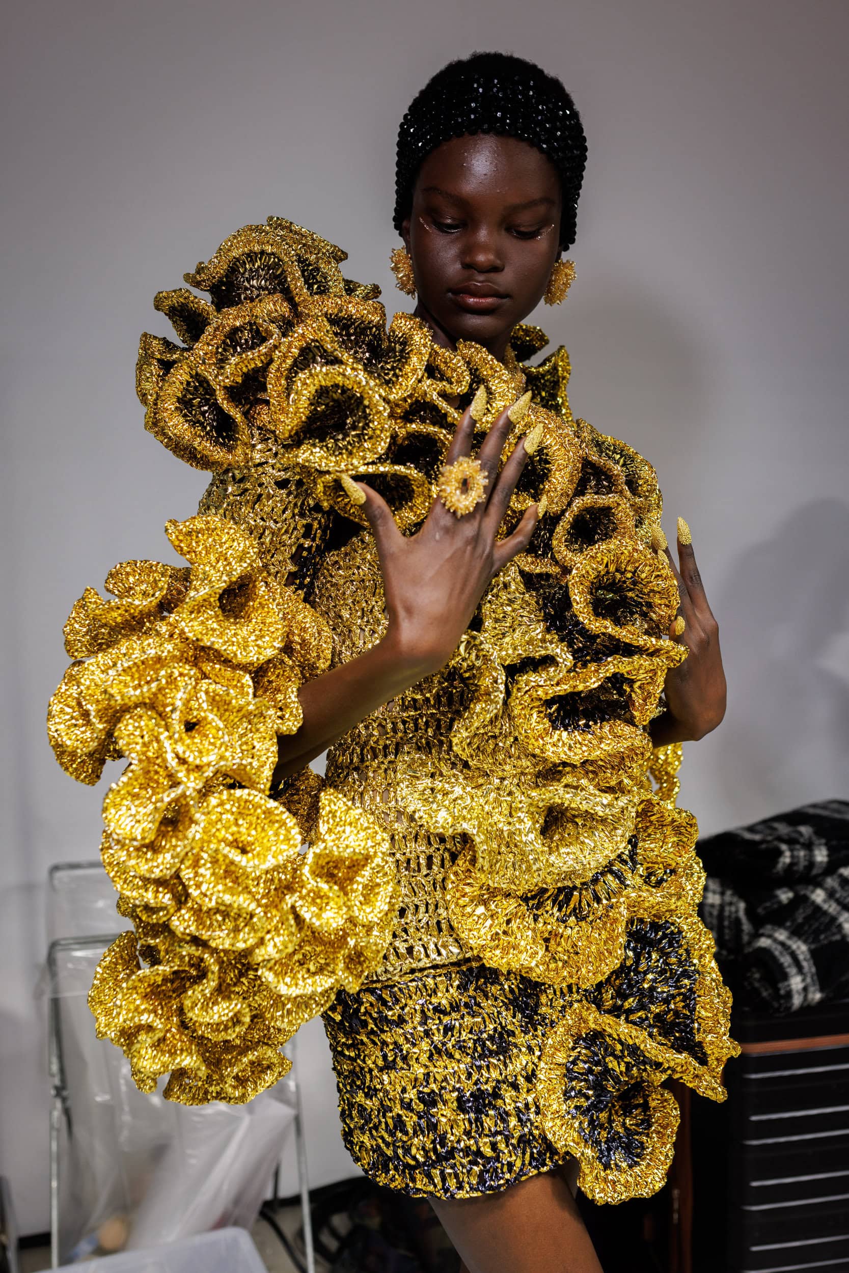 Germanier Spring 2025 Couture Fashion Show Backstage