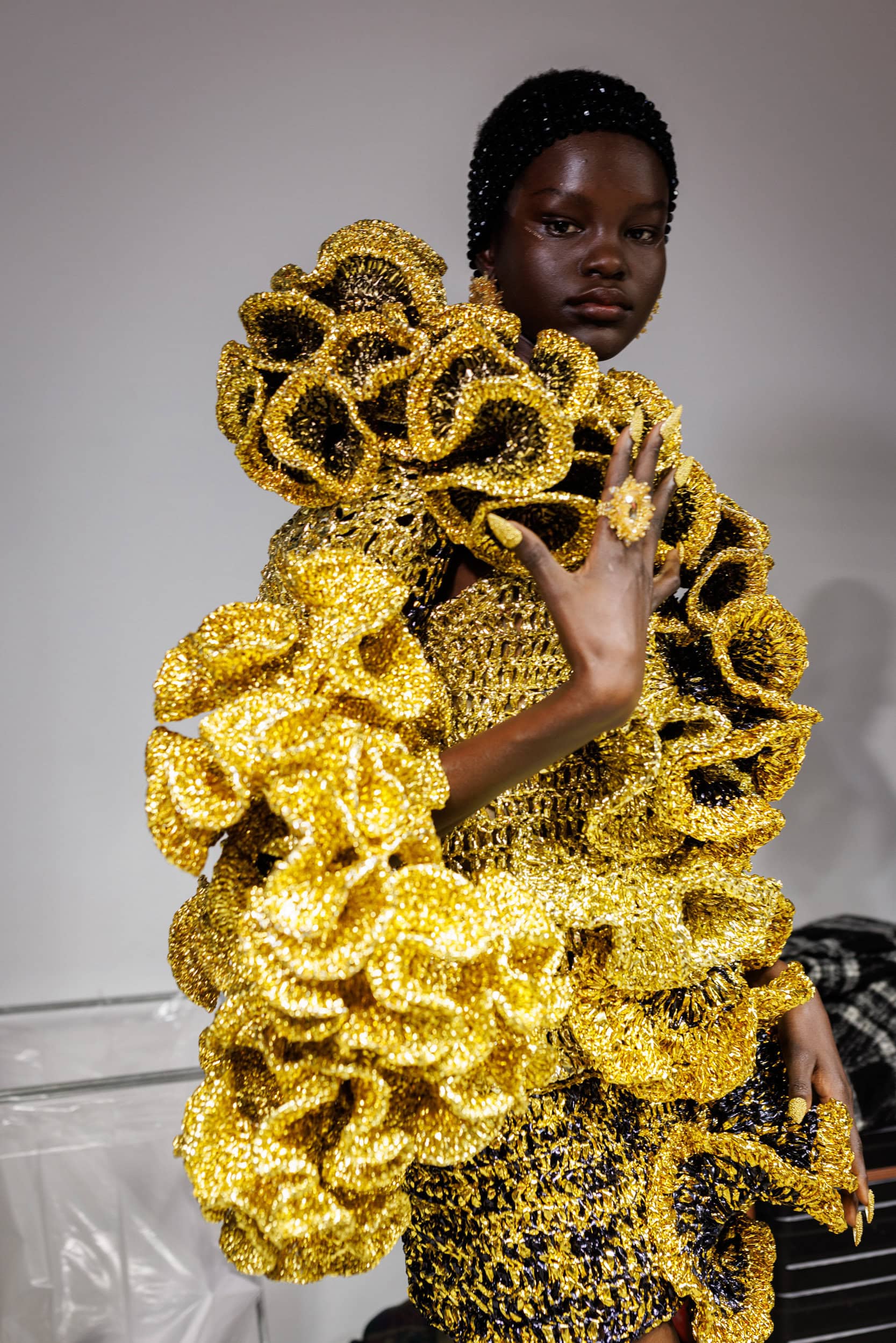 Germanier Spring 2025 Couture Fashion Show Backstage