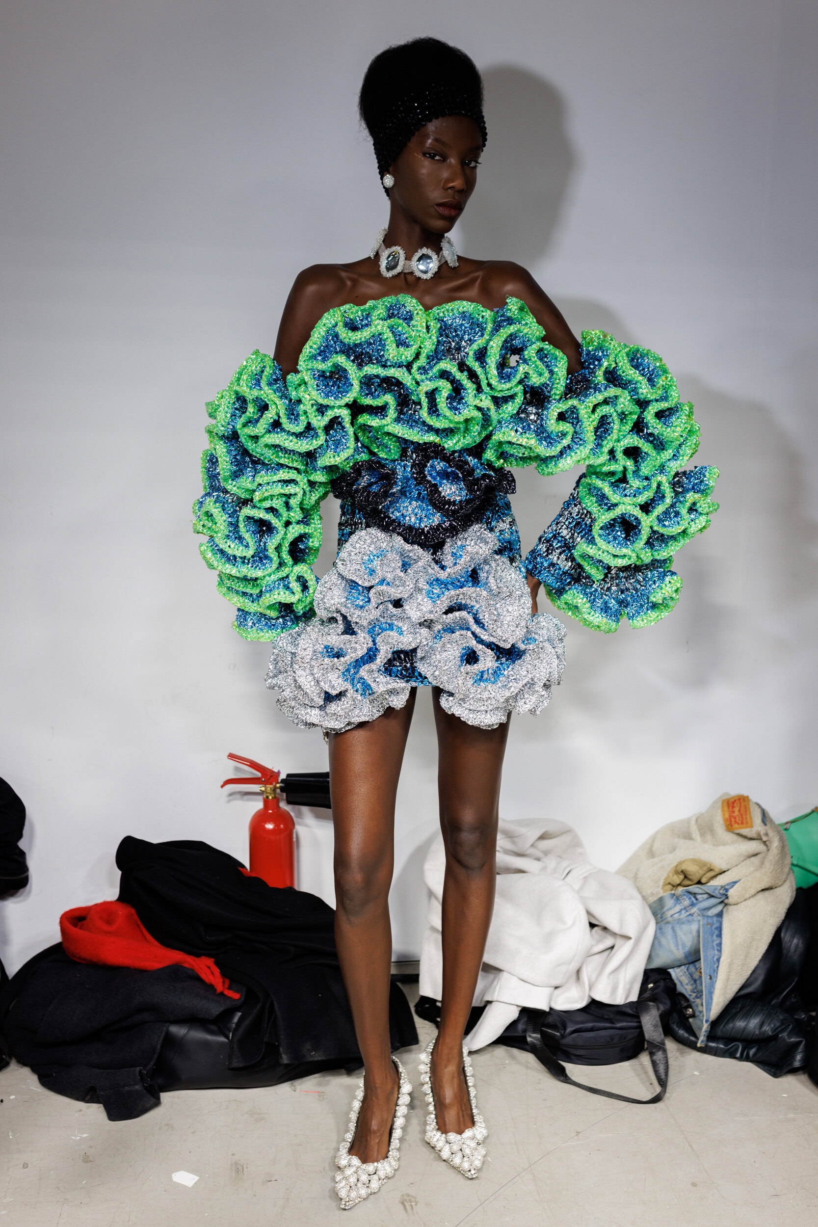 Germanier Spring 2025 Couture Fashion Show Backstage