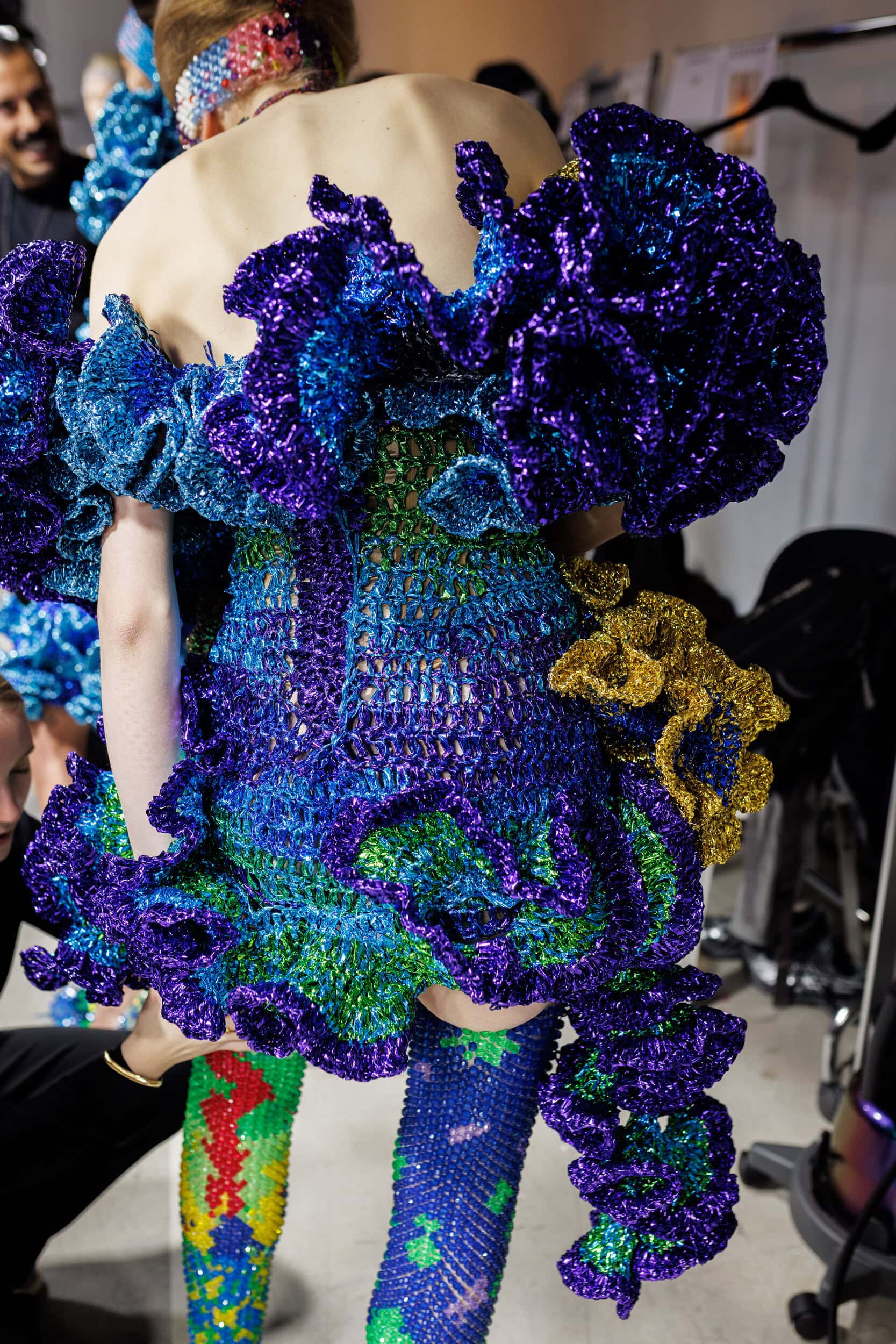 Germanier Spring 2025 Couture Fashion Show Backstage