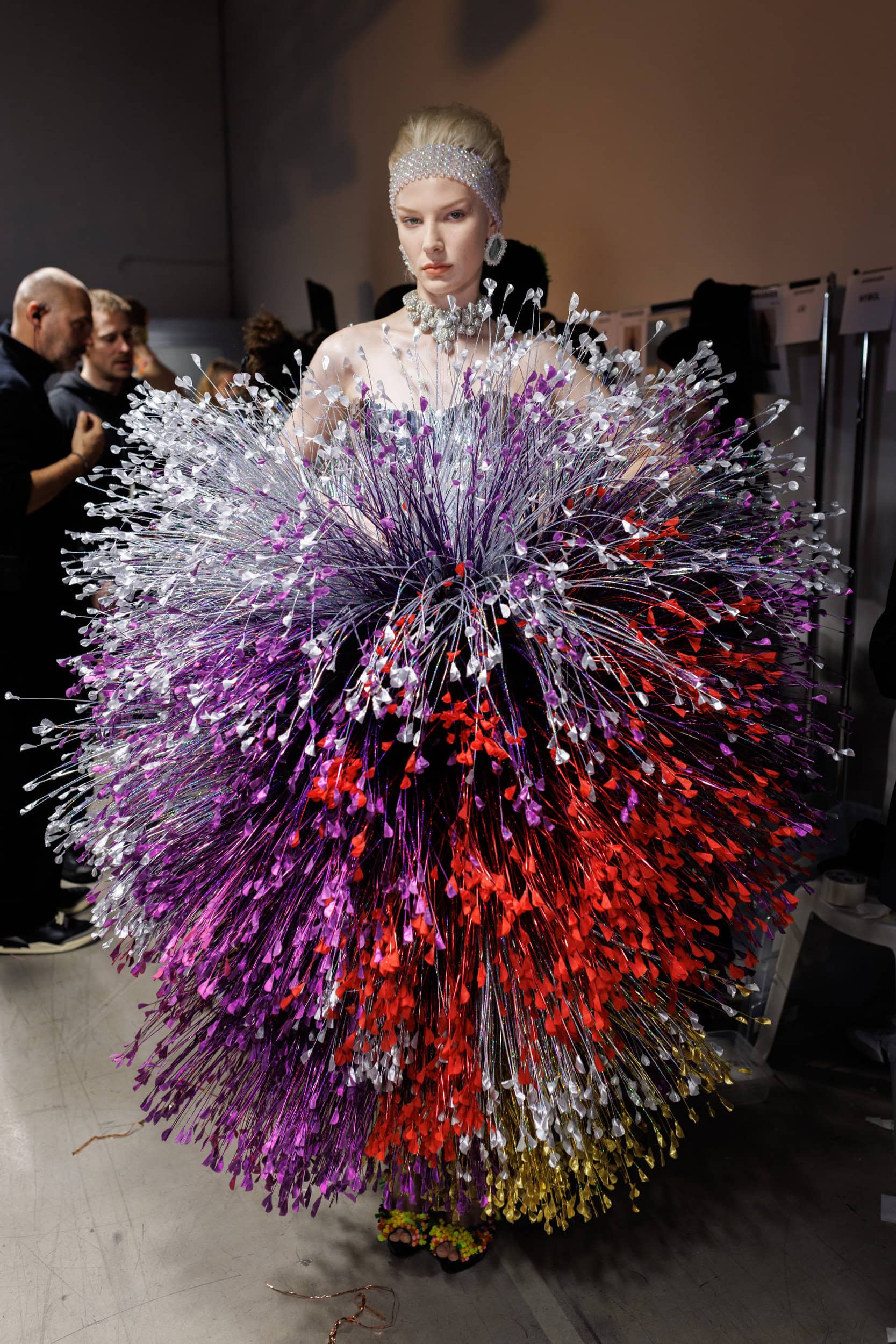 Germanier Spring 2025 Couture Fashion Show Backstage