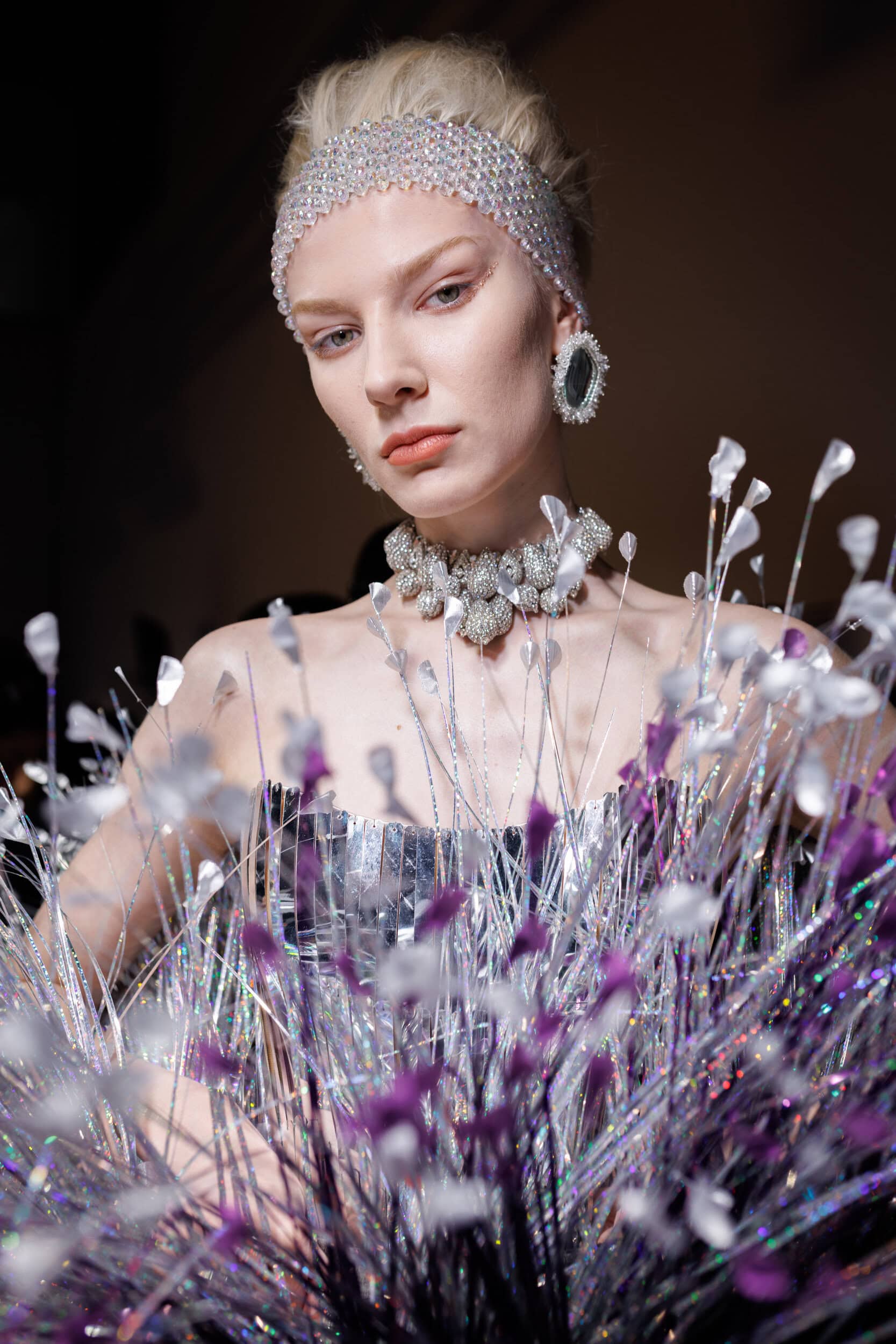 Germanier Spring 2025 Couture Fashion Show Backstage